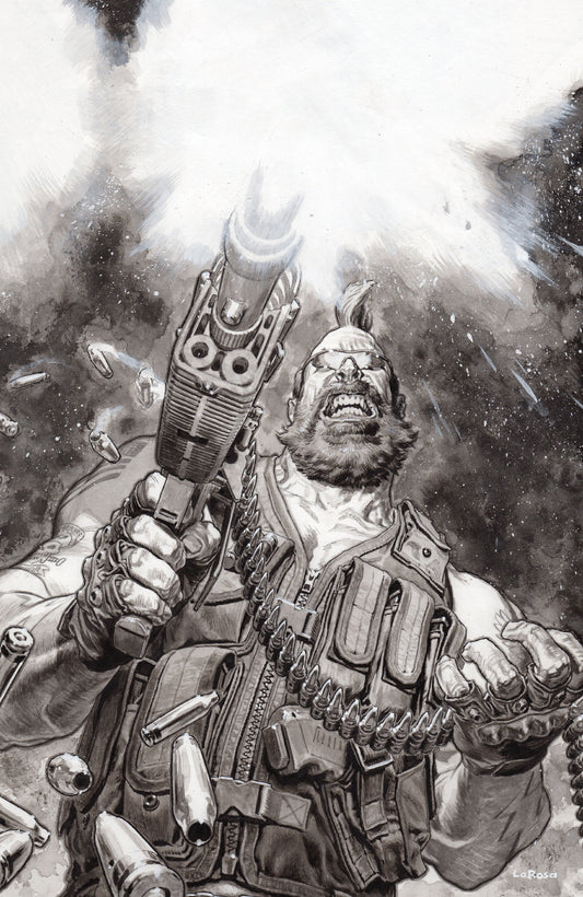 Fort Psycho #2 (FORT PSYCHO #2 CVR E INC 1:20 LEWIS LAROSA B&W VAR)