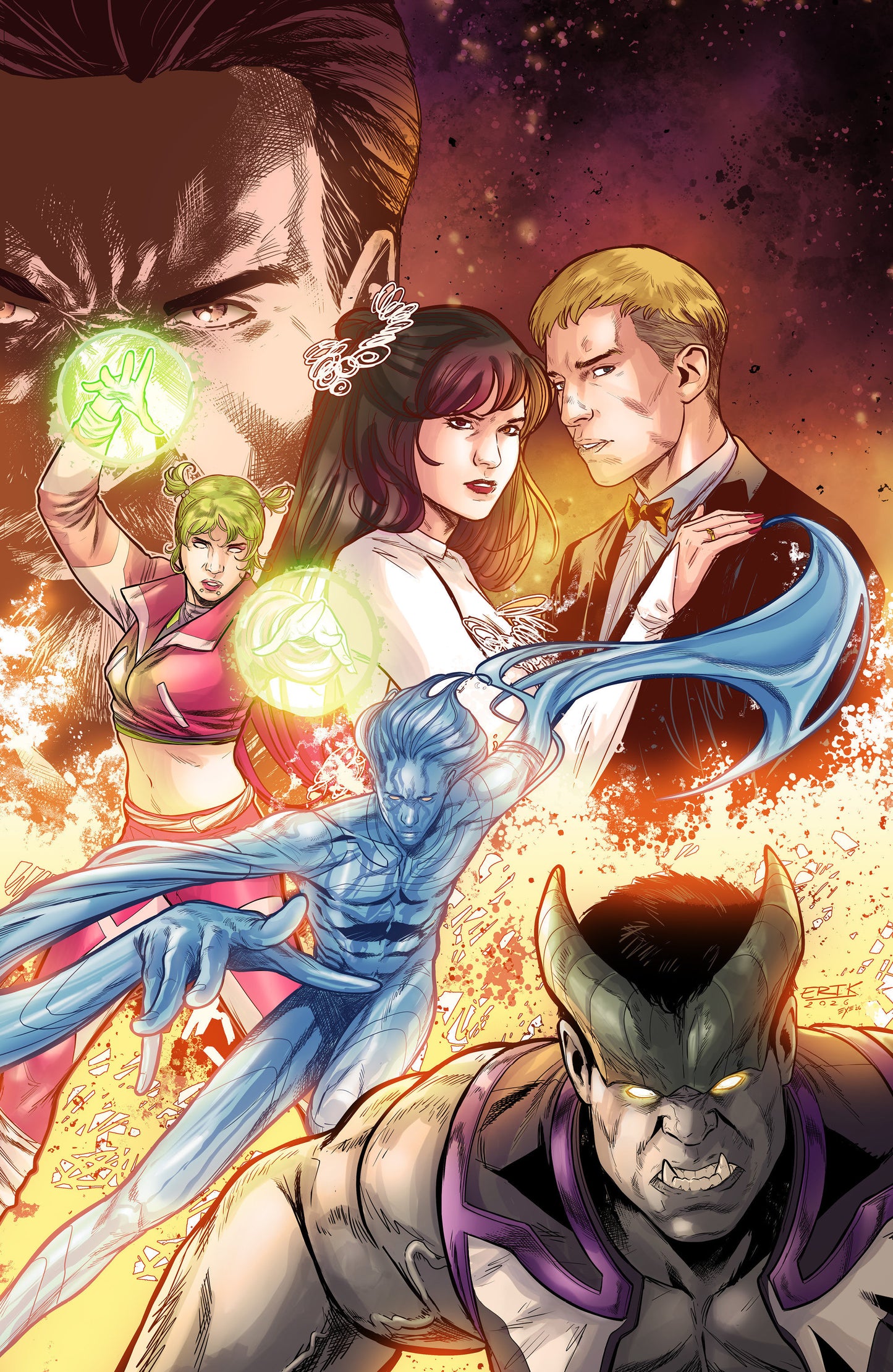 Valiant Beyond: All New Harbinger #9 (Valiant Beyond: All-New Harbinger Finale--The Wedding Variant C (Tamayo Full Art))
