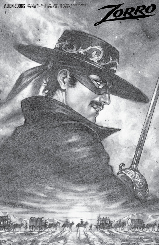Zorro Annual #1 Variant D (Bonacorsi B&W) (Zorro Annual #1 Variant D (Bonacorsi B&W))