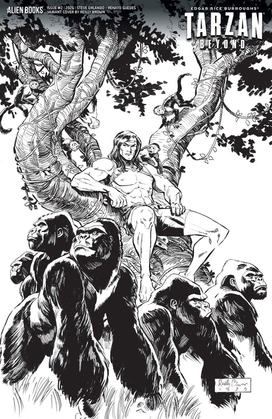 Tarzan Beyond #2 (Variant D (Brown B&W))