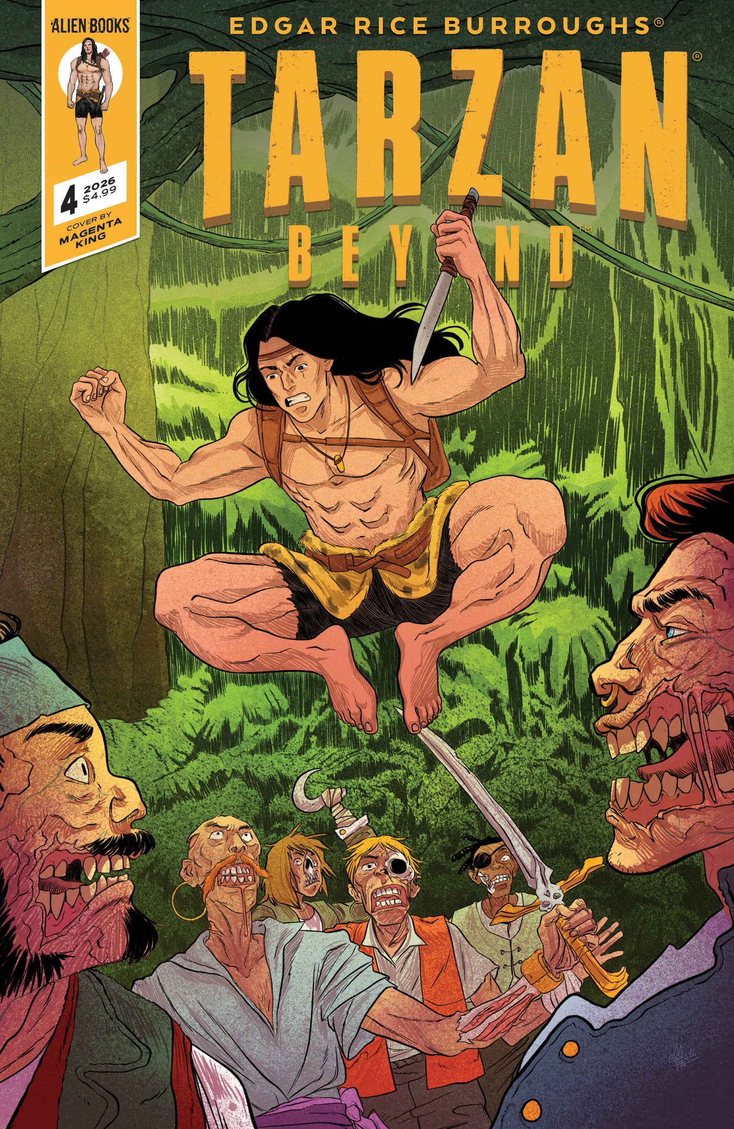 Tarzan Beyond #4 (Variant B (King))