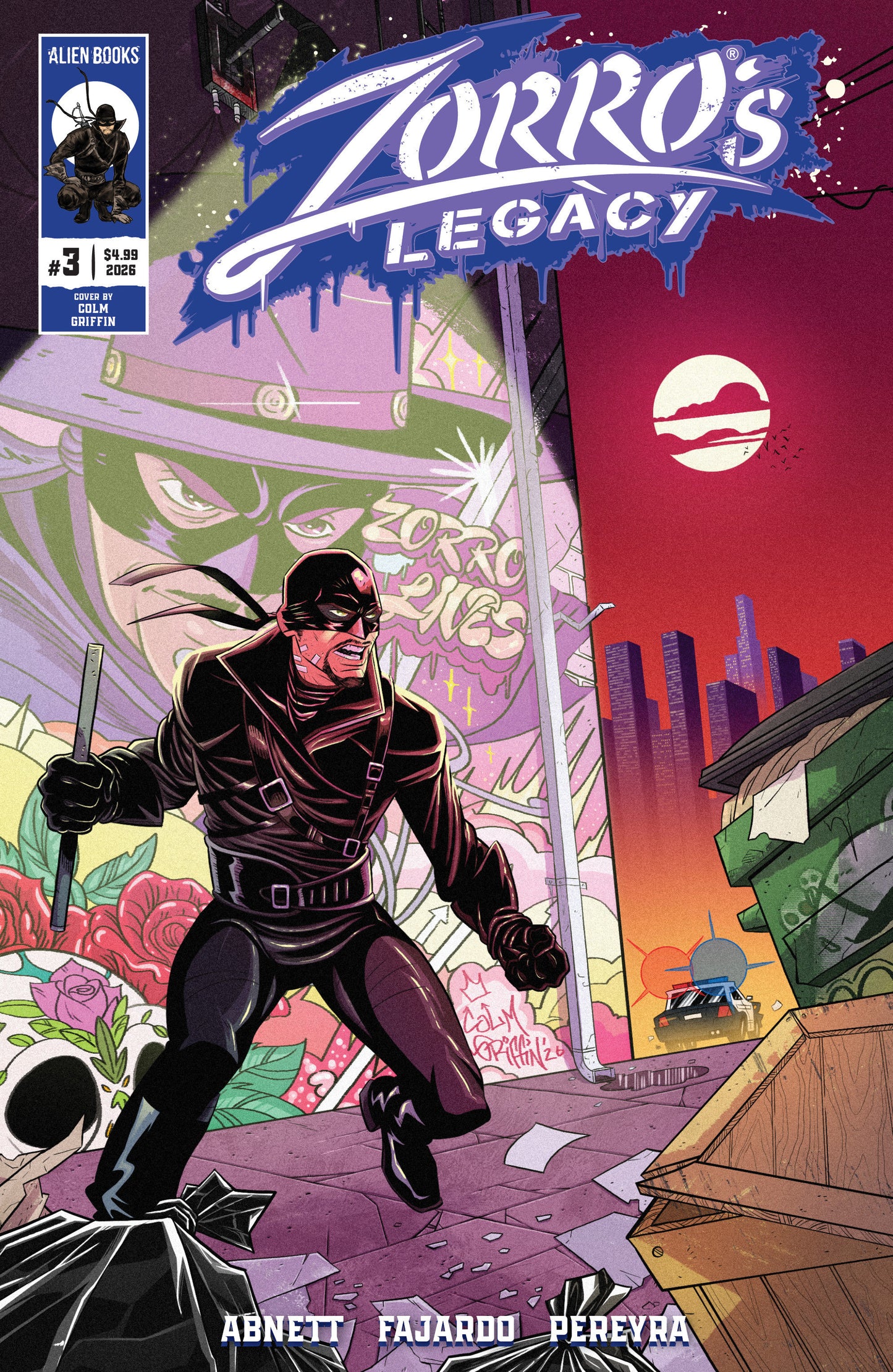 Zorro's Legacy #3 (Variant B (Griffin))