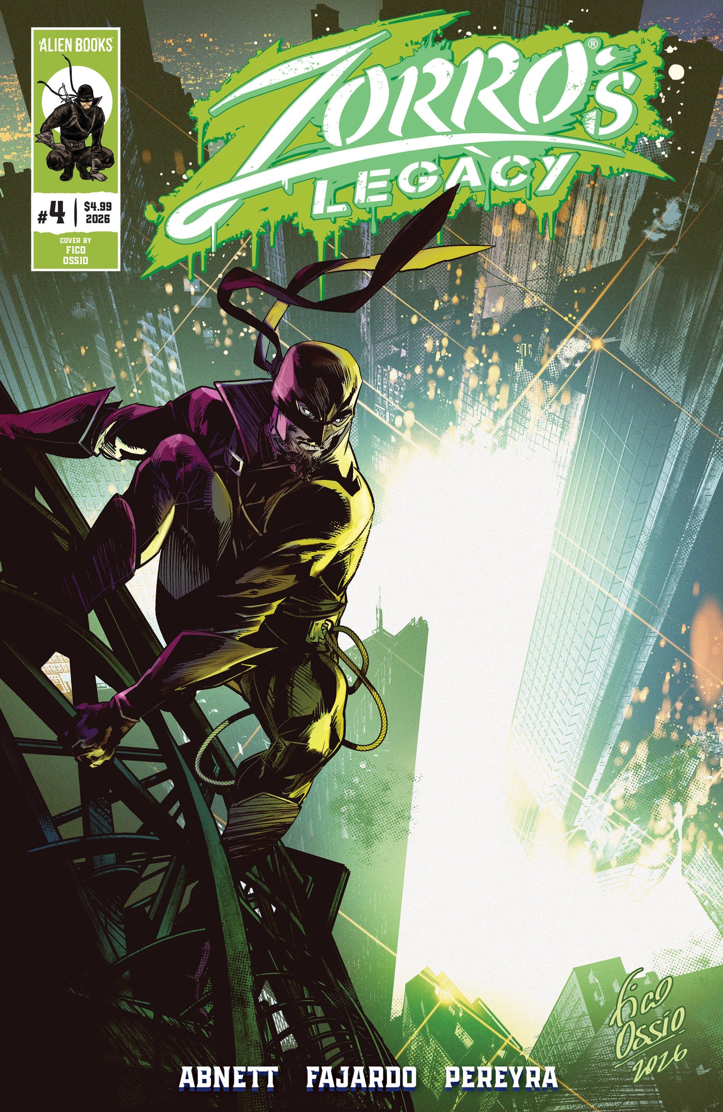 Zorro's Legacy #4 (Variant B (Ossio))