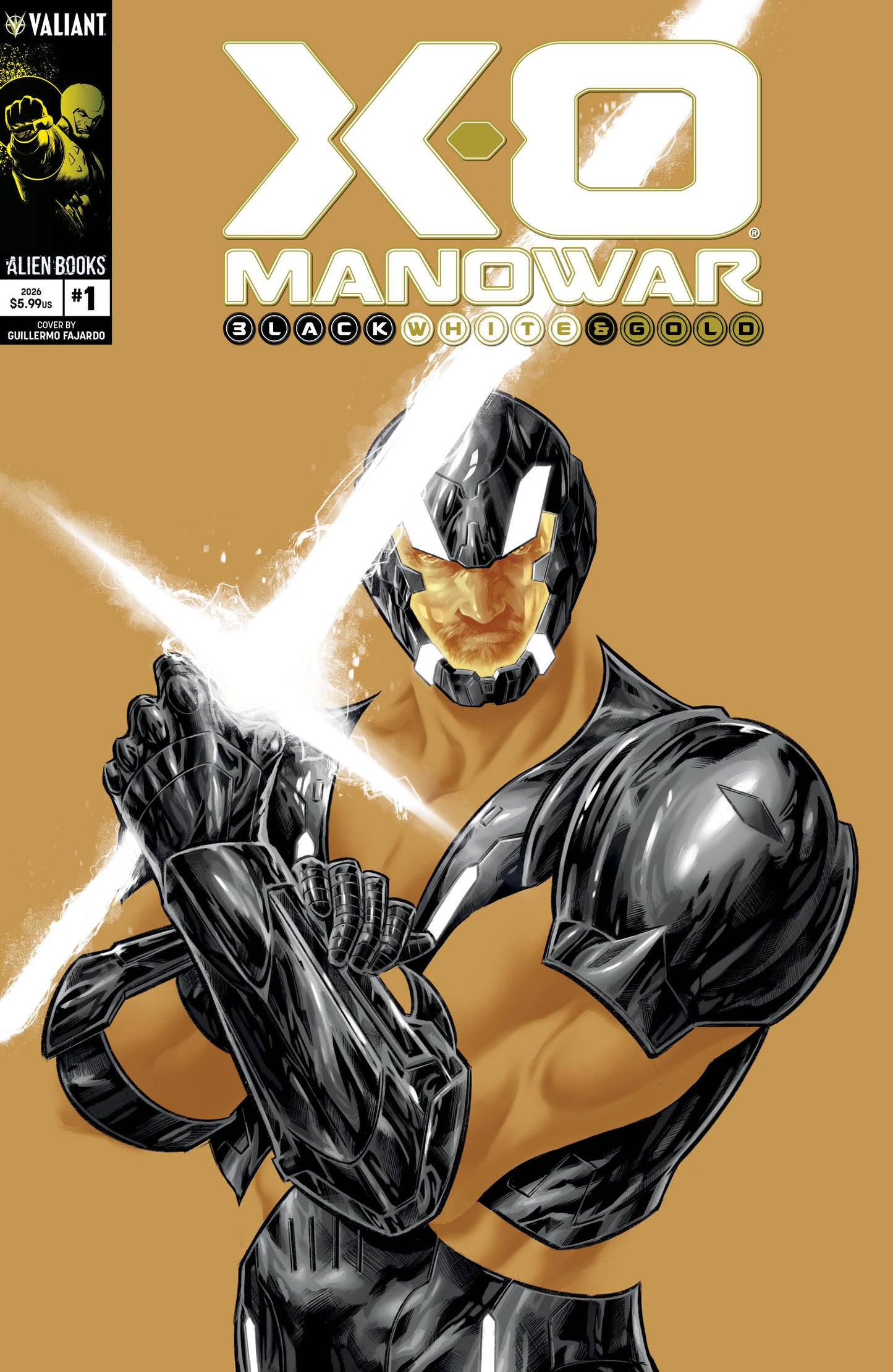 X-O Manowar: Black, White & Gold #1