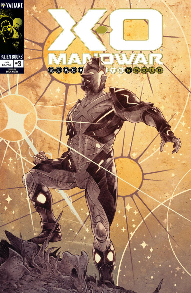 X-O Manowar: Black, White & Gold #3