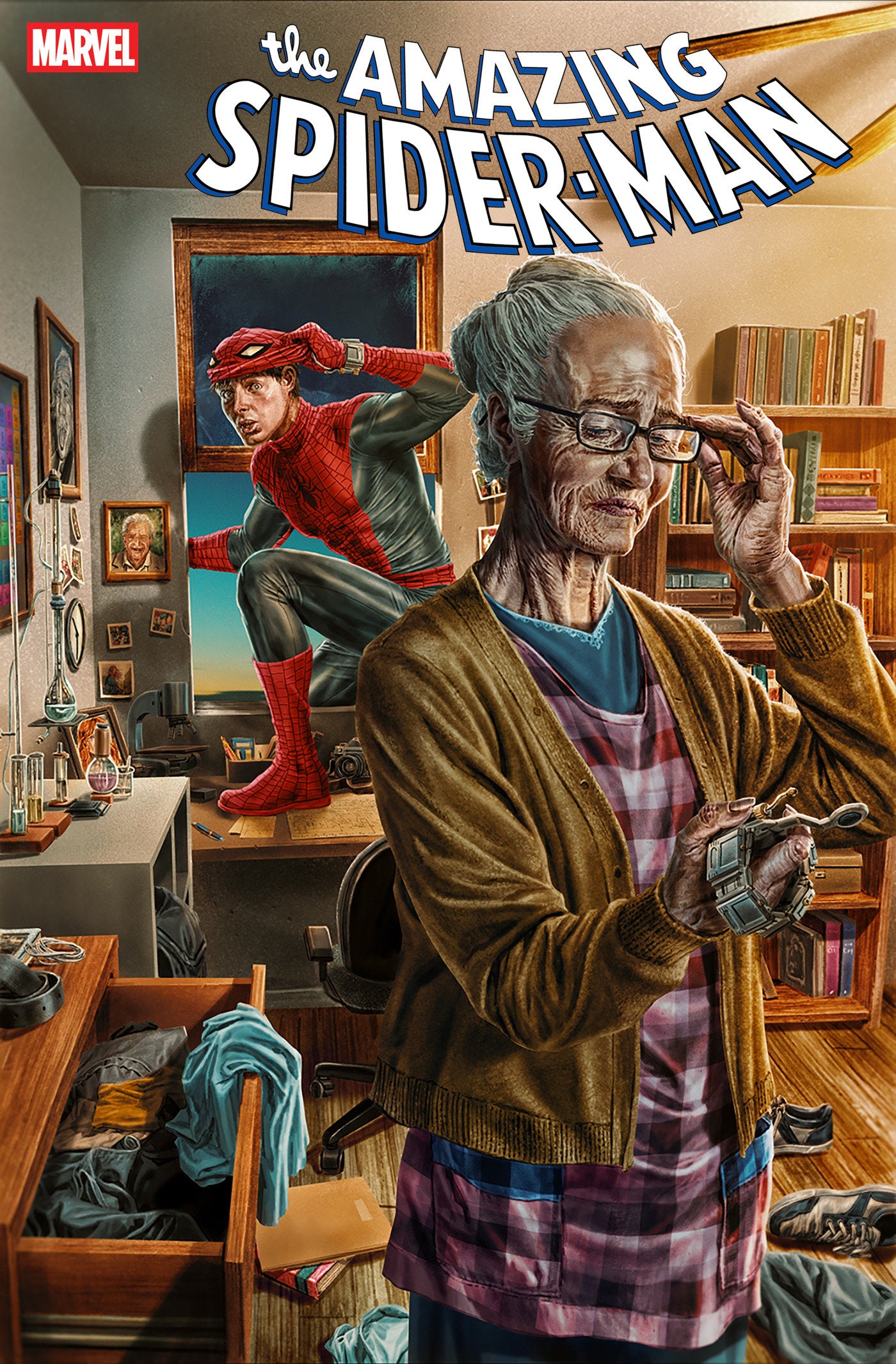 THE AMAZING SPIDER-MAN #35 (AMAZING SPIDER-MAN #35 LEE BERMEJO AMAZING VISIONS)