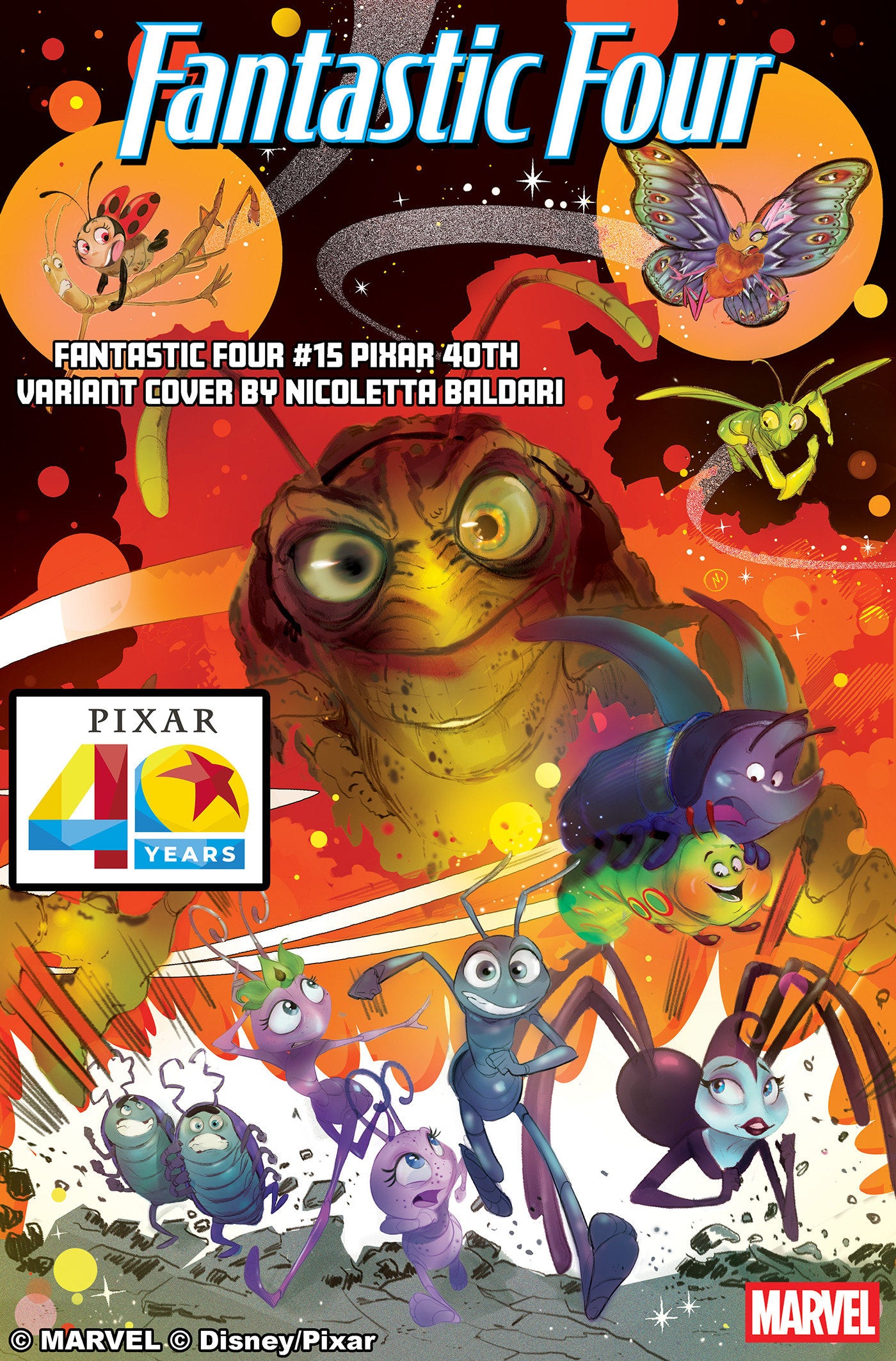 Fantastic Four #15 (FANTASTIC FOUR #15 NICOLETTA BALDARI PIXAR 40TH)