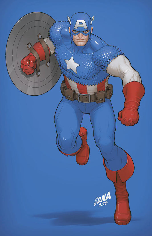 CAPTAIN AMERICA #13 (DAVID NAKAYAMA COLOR BLOCK BLUE VIRGIN VARIANT [ARM])