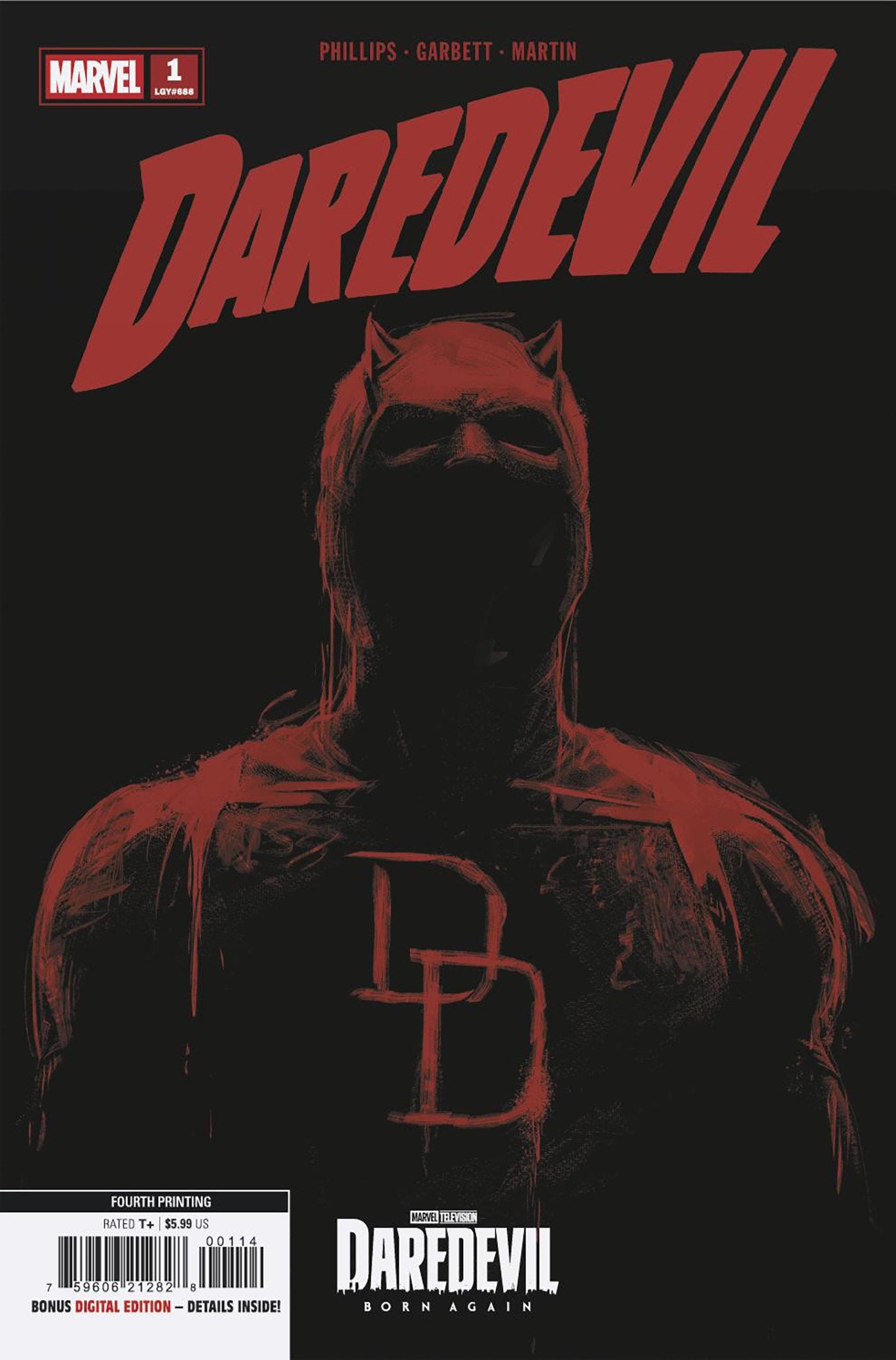 DAREDEVIL #1 (MARVEL TELEVISION 4TH PRINTING)