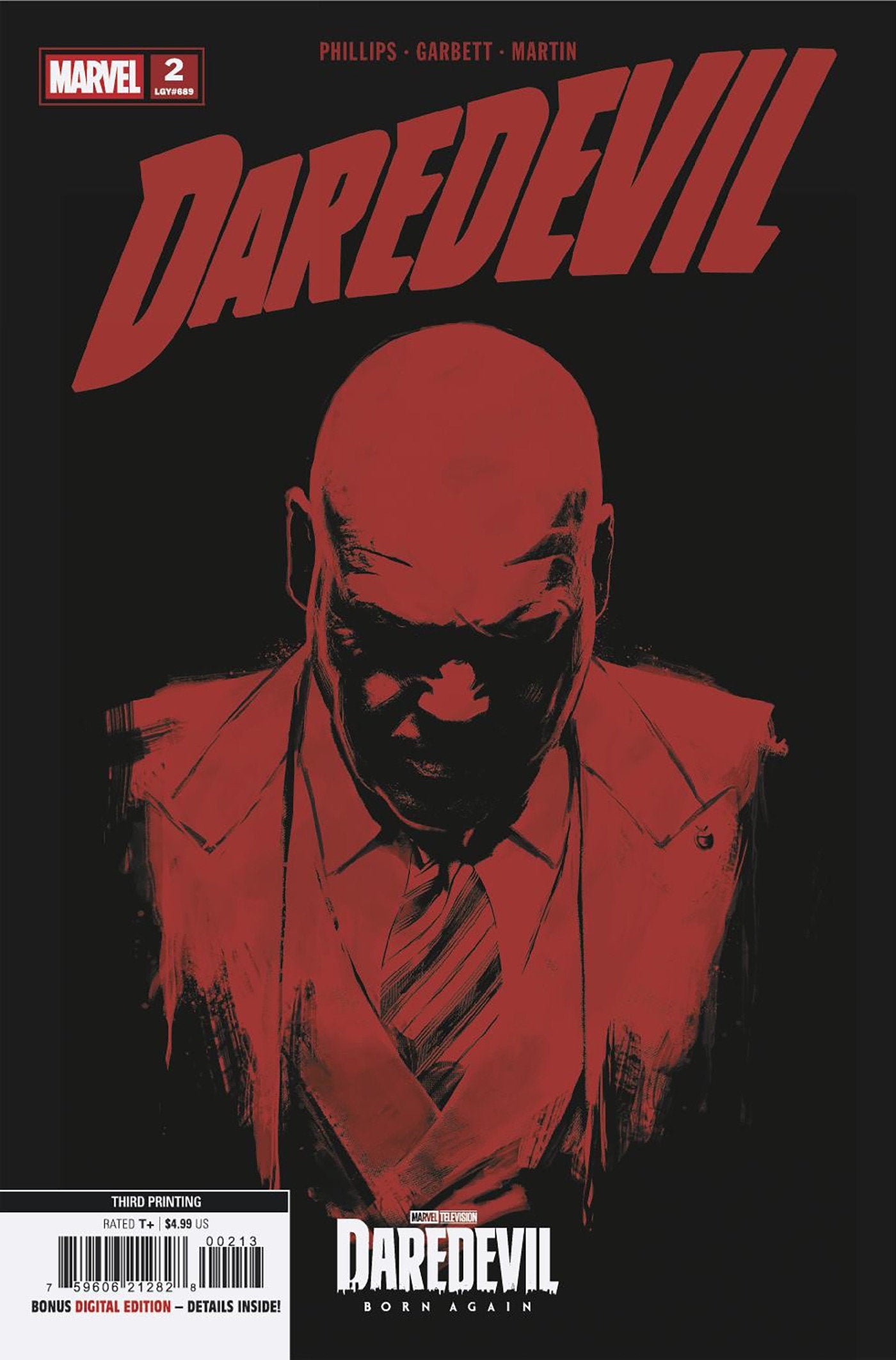 DAREDEVIL #2 (MARVEL TELEVISION 3RD PRINTING)
