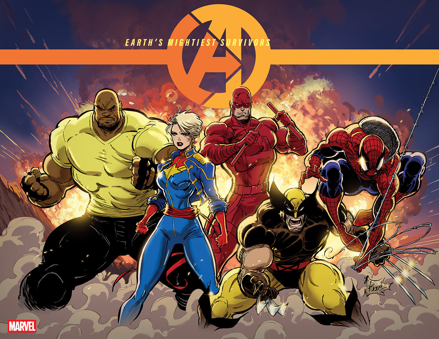 AVENGERS #1 (KAARE ANDREWS WRAPAROUND)