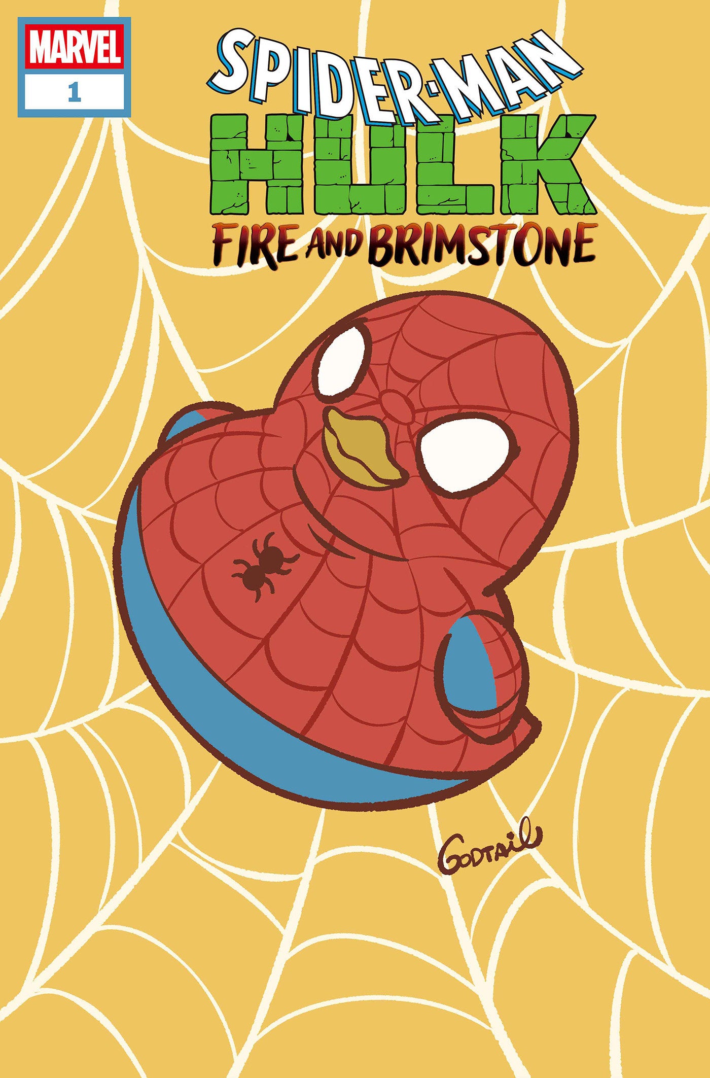 SPIDER-MAN/HULK: FIRE AND BRIMSTONE #1 (GODTAIL MARVEL DUCK)