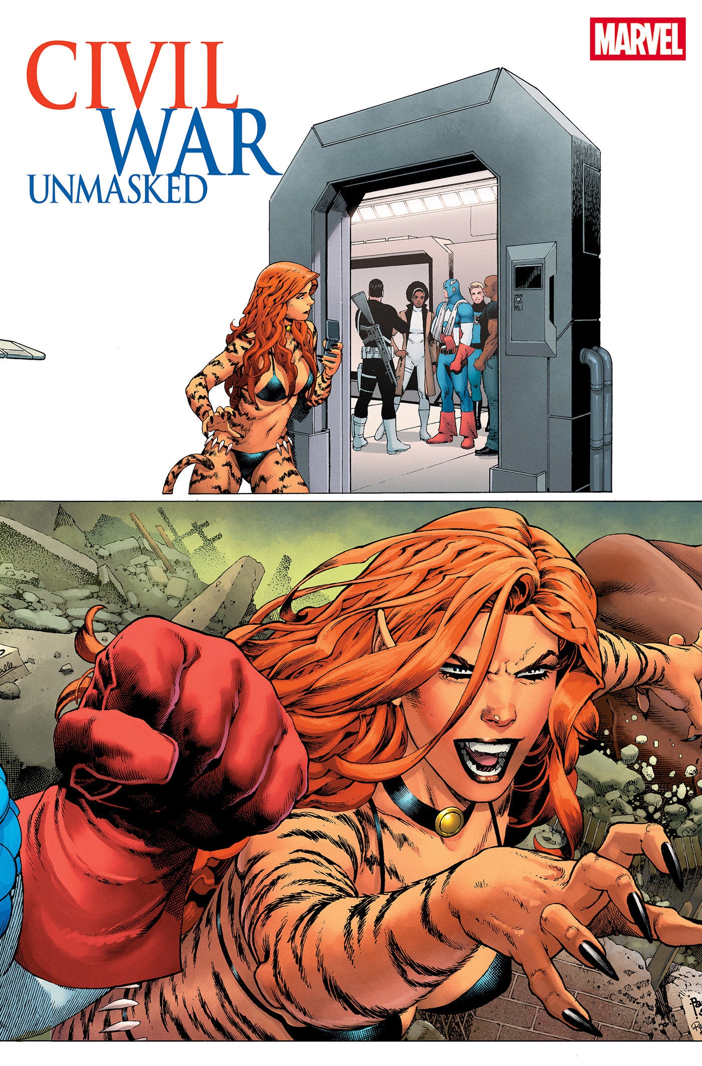 CIVIL WAR: UNMASKED #4 (PAULO SIQUEIRA 5-PART CONNECTING)