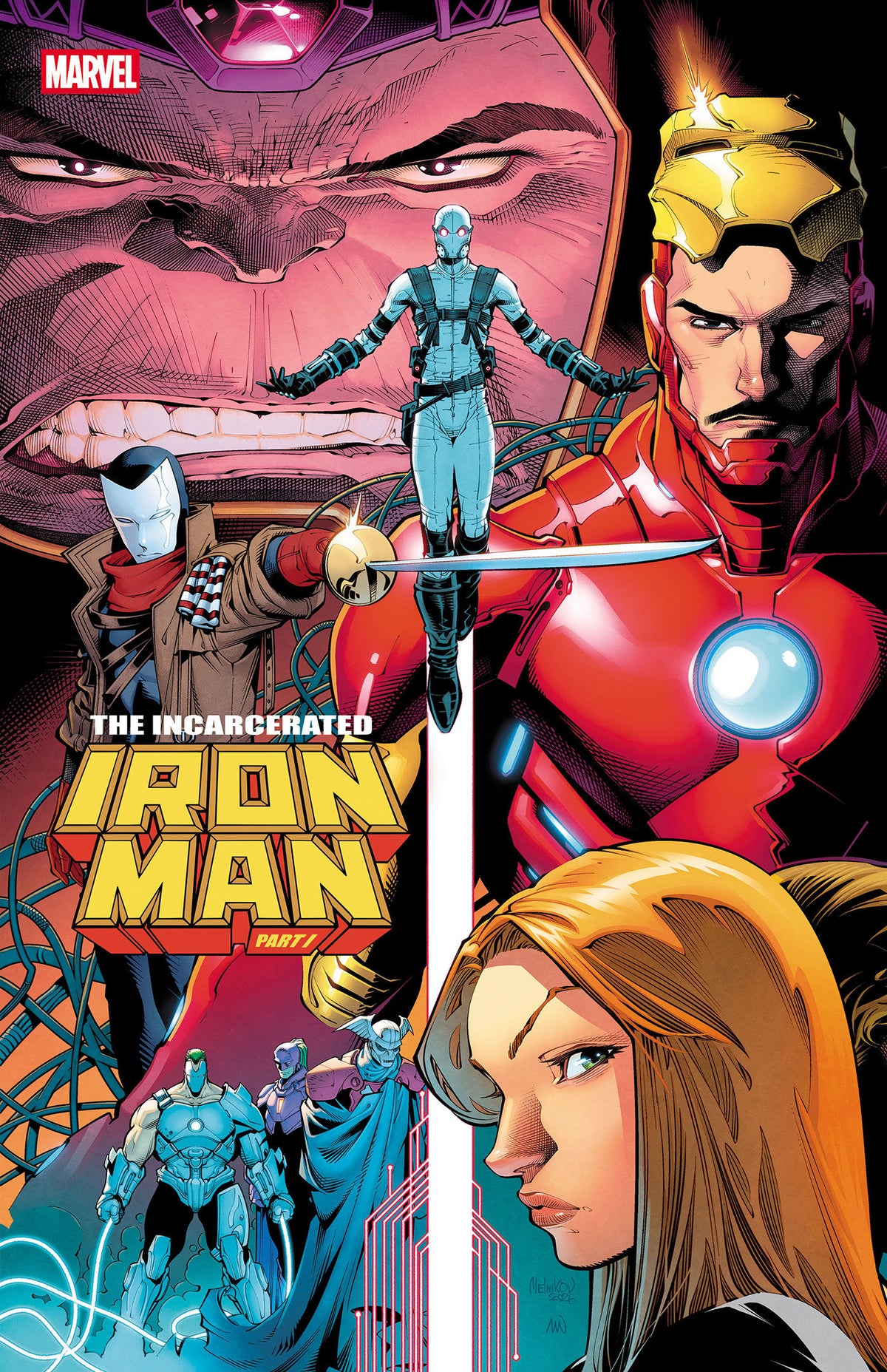 IRON MAN #12 (COVER B GLEB MELNIKOV CONNECTING)