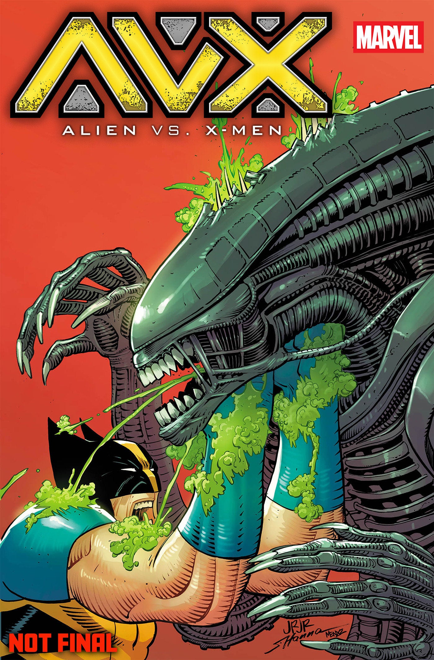 ALIEN VS. X-MEN #1 (JOHN ROMITA JR. FOIL)