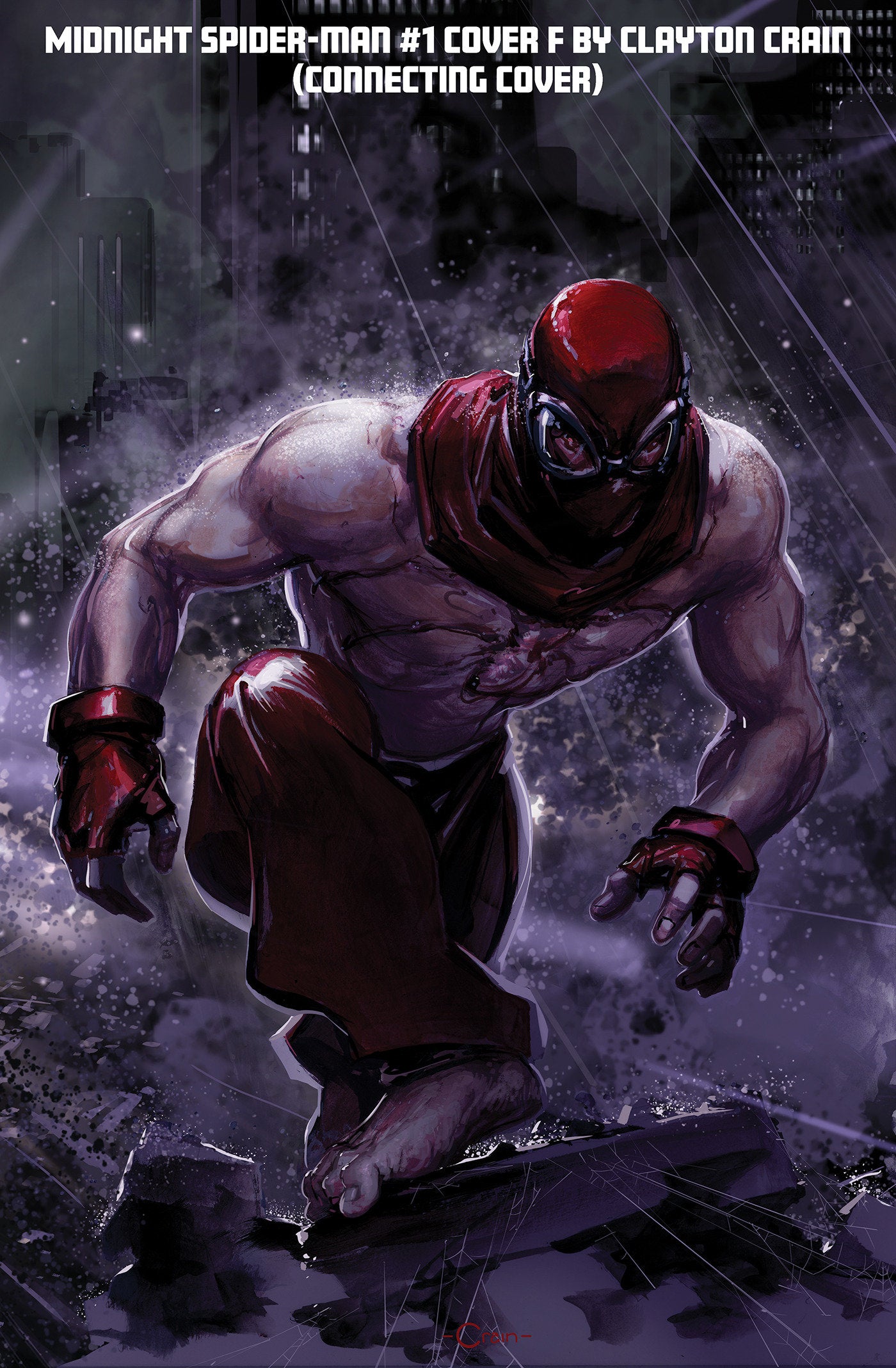 MIDNIGHT SPIDER-MAN #1 COVER F CLAYTON CRAIN 3-PART CONNECTING VARIANT (MIDNIGHT SPIDER-MAN #1 COVER F CLAYTON CRAIN 3-PART CONNECTING)