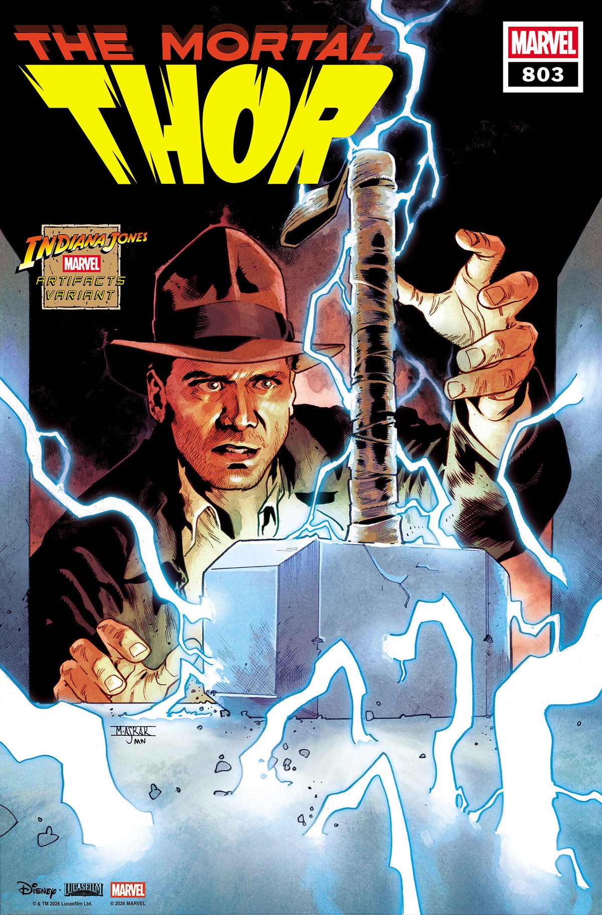 THOR #803 (MAHMUD ASRAR INDIANA JONES MARVEL ARTIFACT)