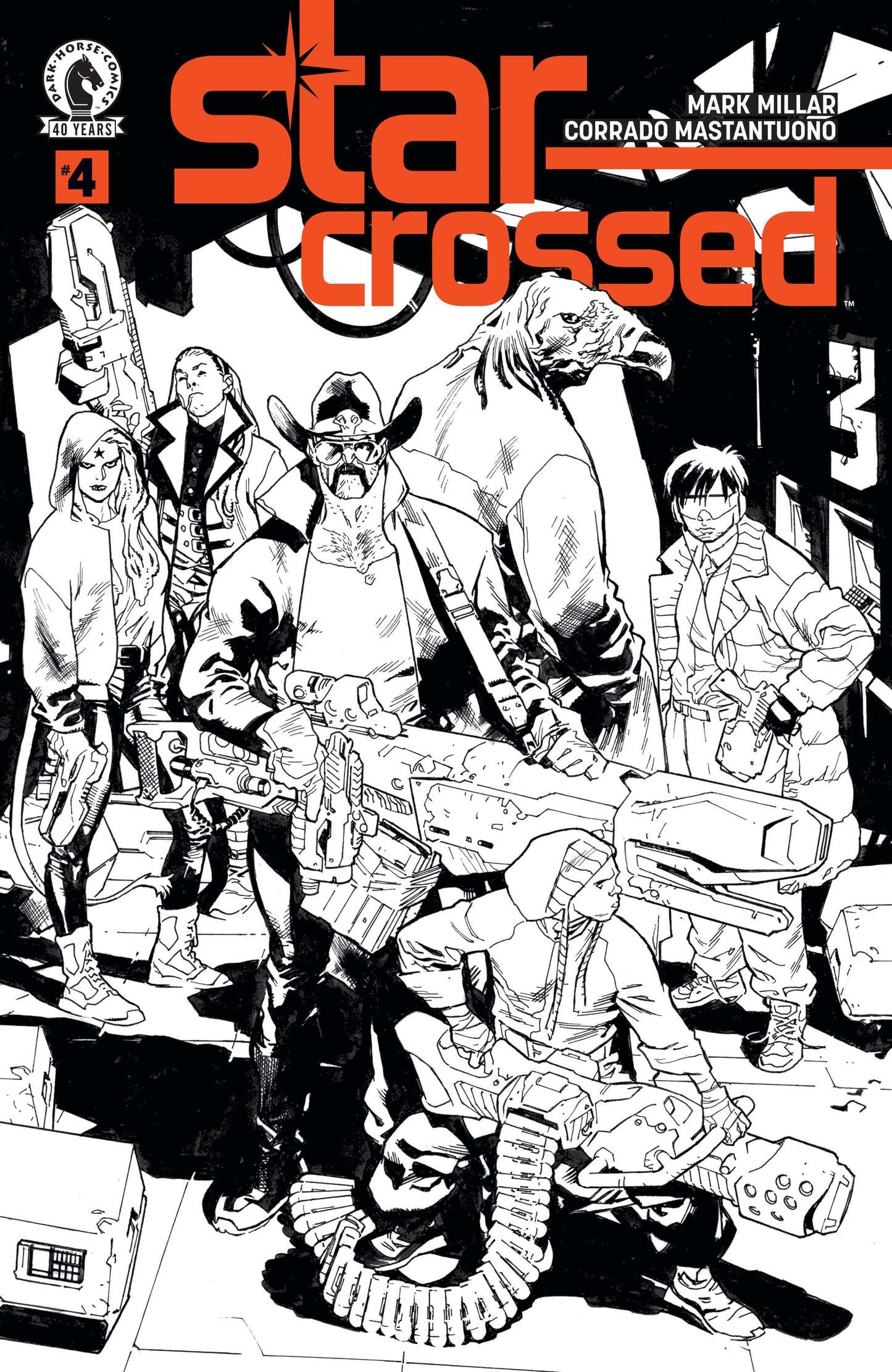 Star-Crossed #4 ((CVR B) (B&W) (Stuart Immonen))