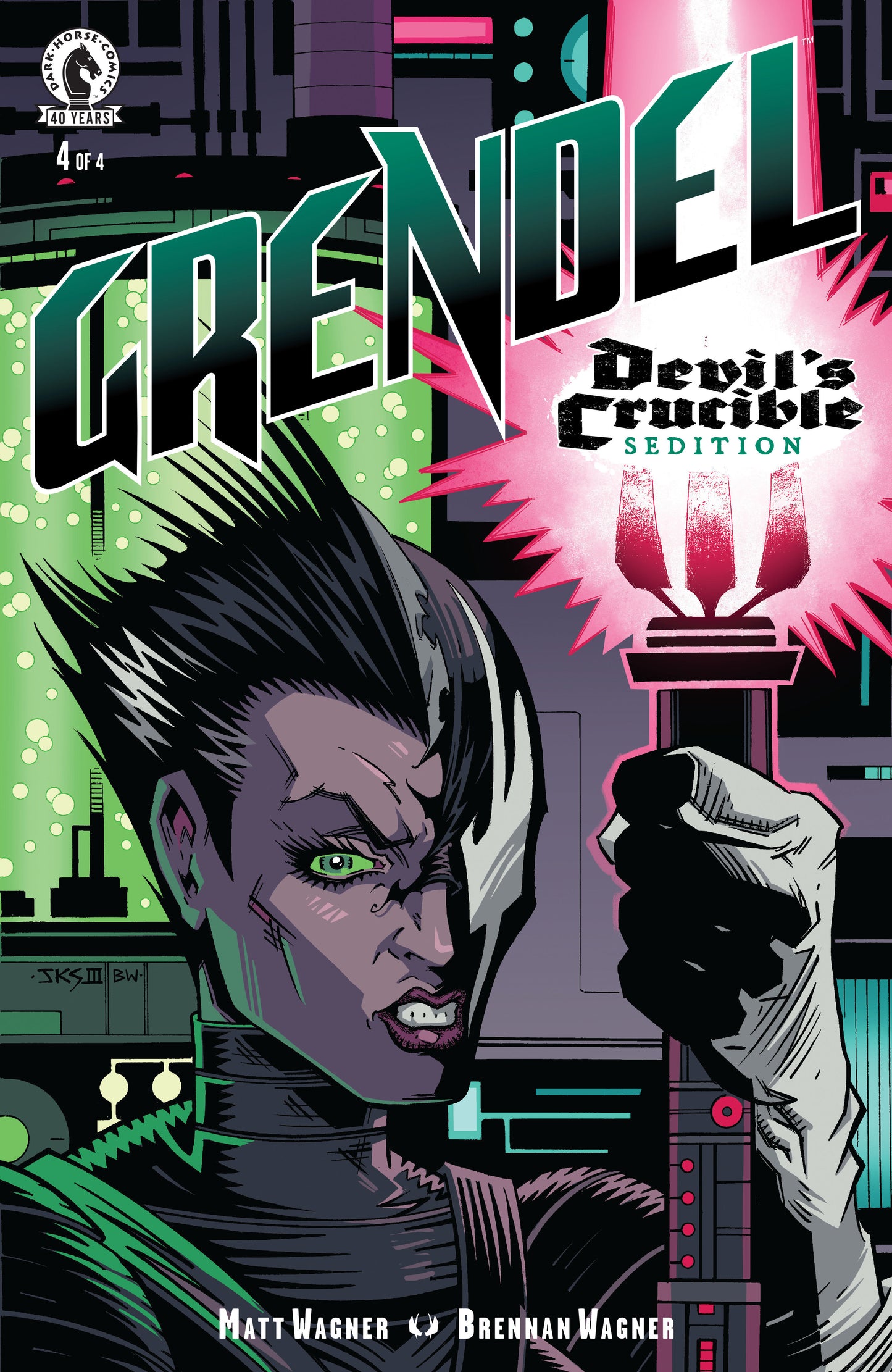 Grendel: Devil's Crucible-Sedition #4 (Grendel: Devil's Crucible--Sedition #4 (CVR B) (John K. Snyder))