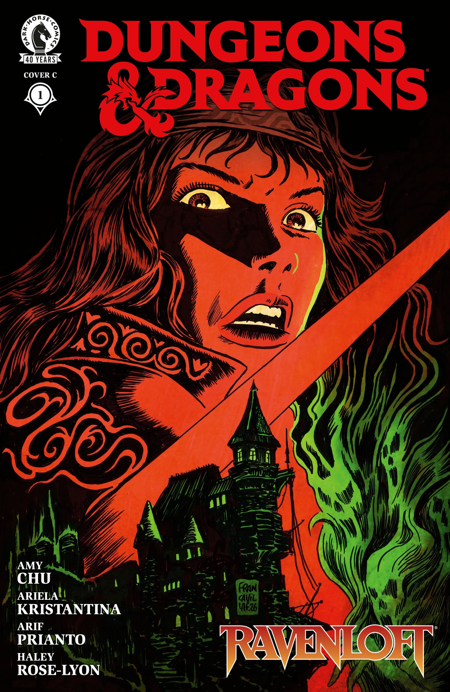 Dungeons & Dragons: Reavenloft #1 (Dungeons & Dragons: Ravenloft #1 (CVR C) (Francesco Francavilla))
