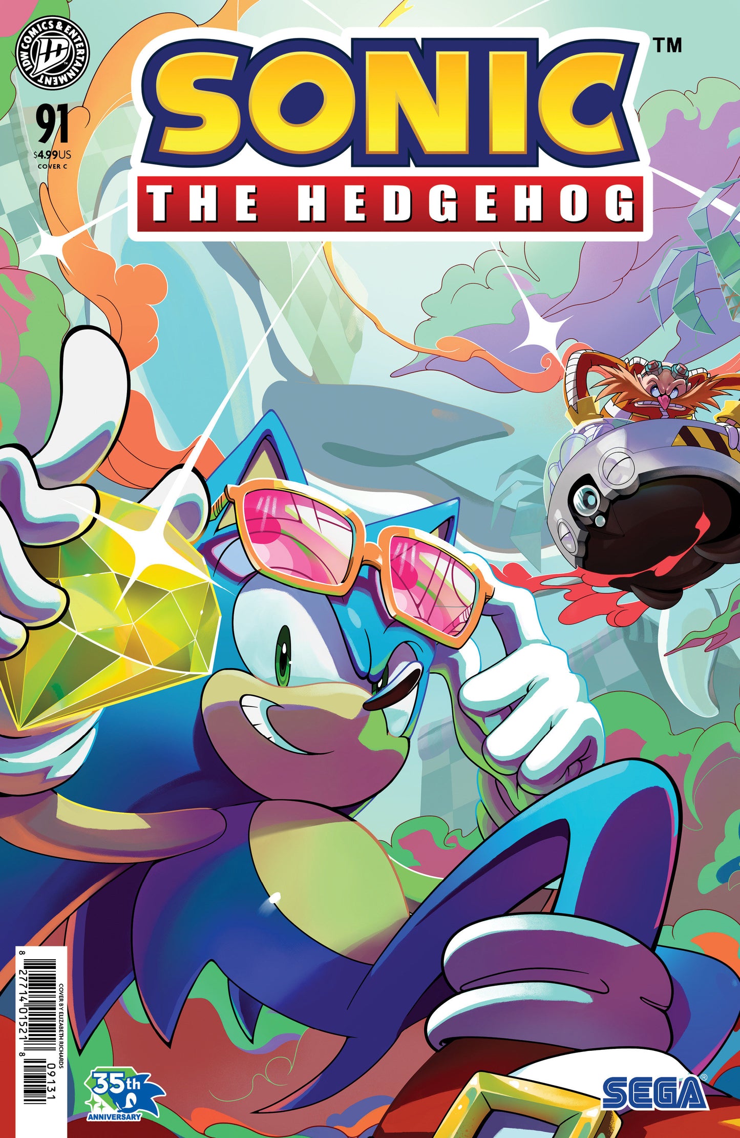 Sonic The Hedgehog #91 (Sonic the Hedgehog #91 Variant C (Richards))