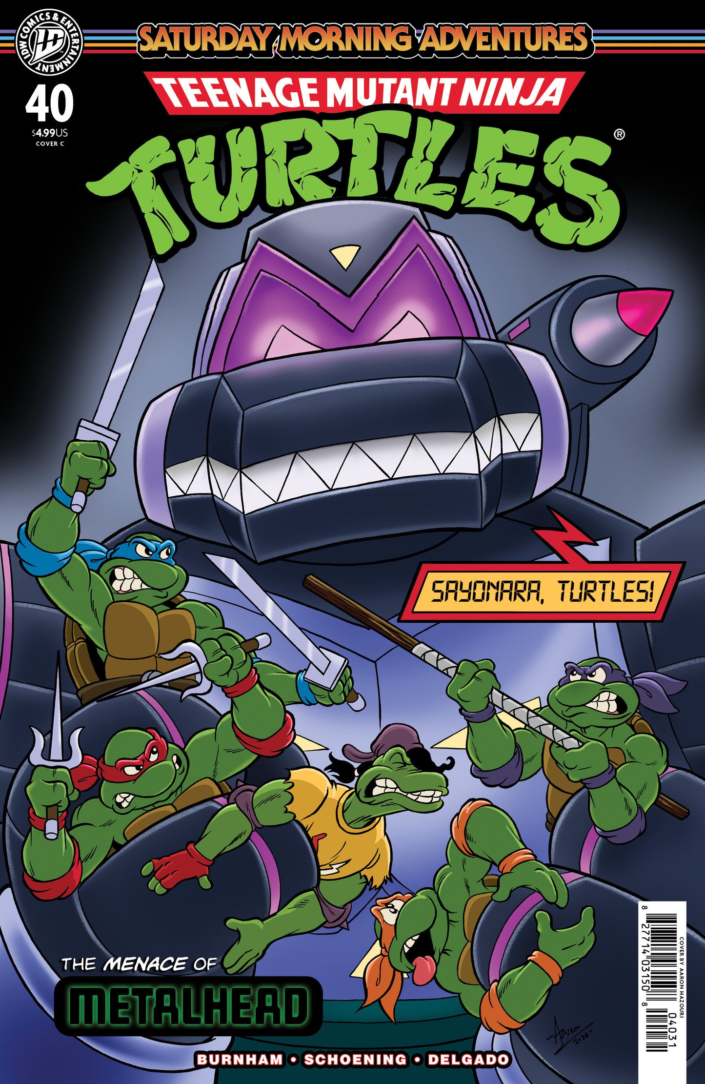 TMNT Saturday Morning Adventures II #40 (Teenage Mutant Ninja Turtles: Saturday Morning Adventures #40 Variant C (Hazouri))