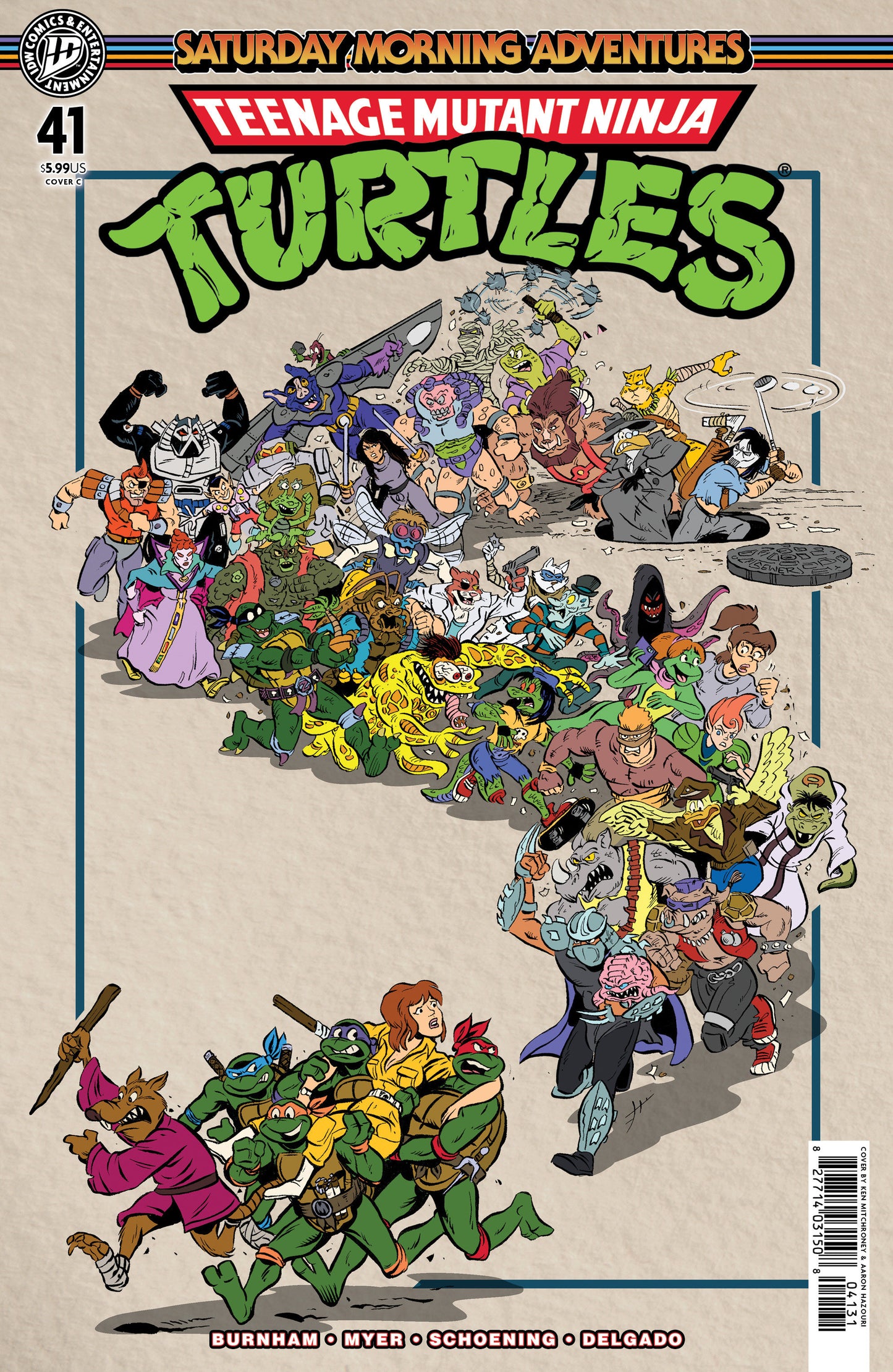 TMNT Saturday Morning Adventures II #41 (Teenage Mutant Ninja Turtles: Saturday Morning Adventures #41 Variant C (Mitchroney))