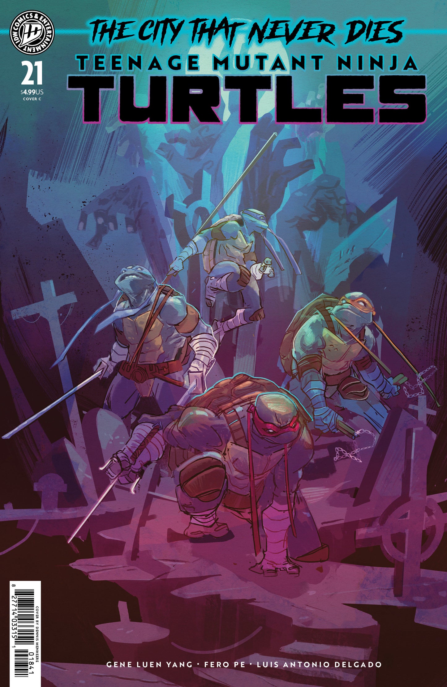 Teenage Mutant Ninja Turtles (2024) #21 (Teenage Mutant Ninja Turtles #21 Variant C (Menheere))