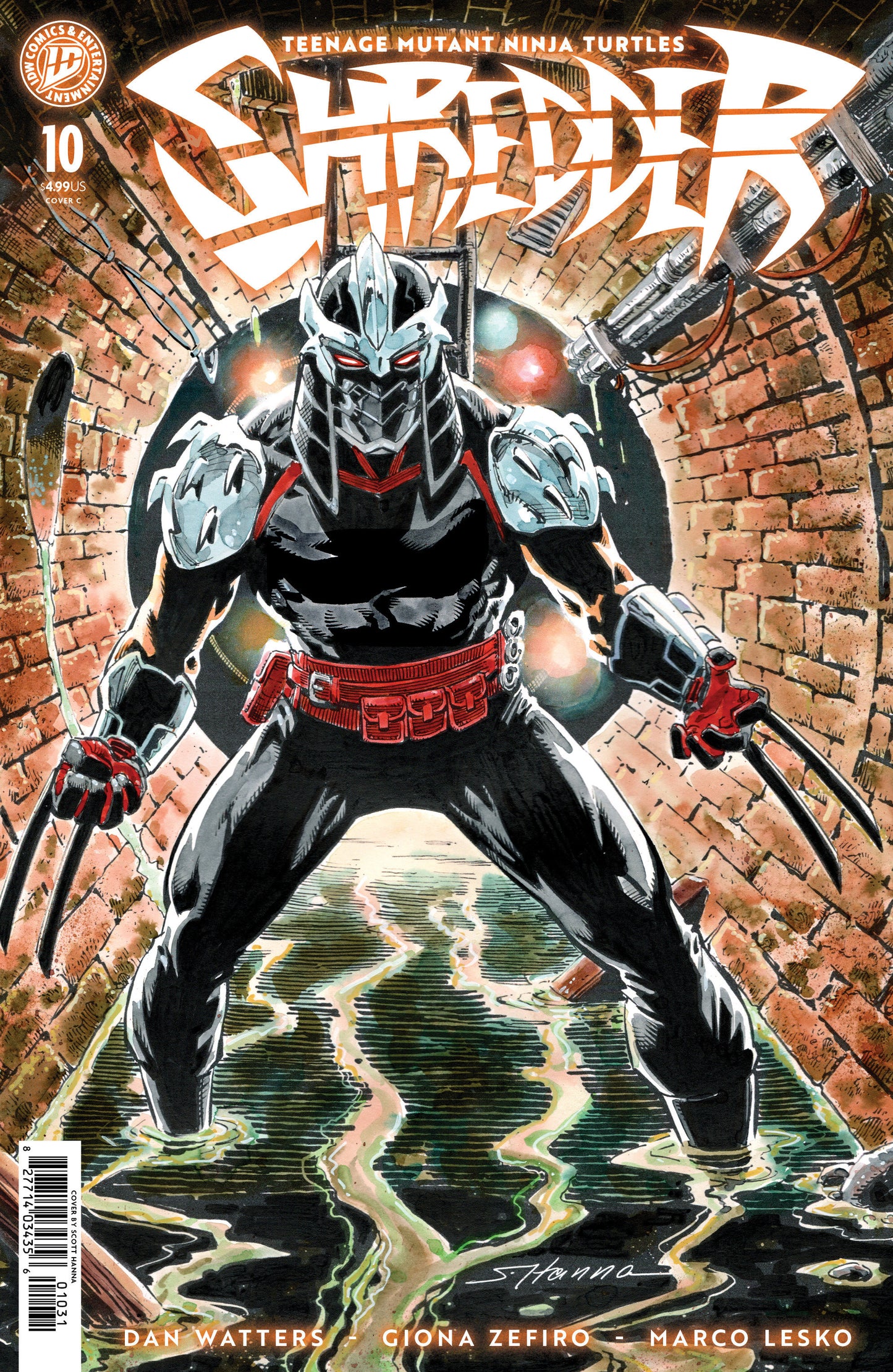 Teenage Mutant Ninja Turtles: Shredder #10 (Variant C (Hanna))