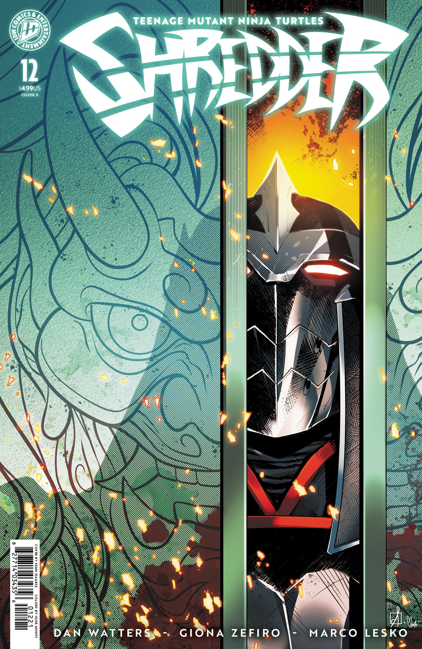 Teenage Mutant Ninja Turtles: Shredder #12 (Variant B (Izaakse))