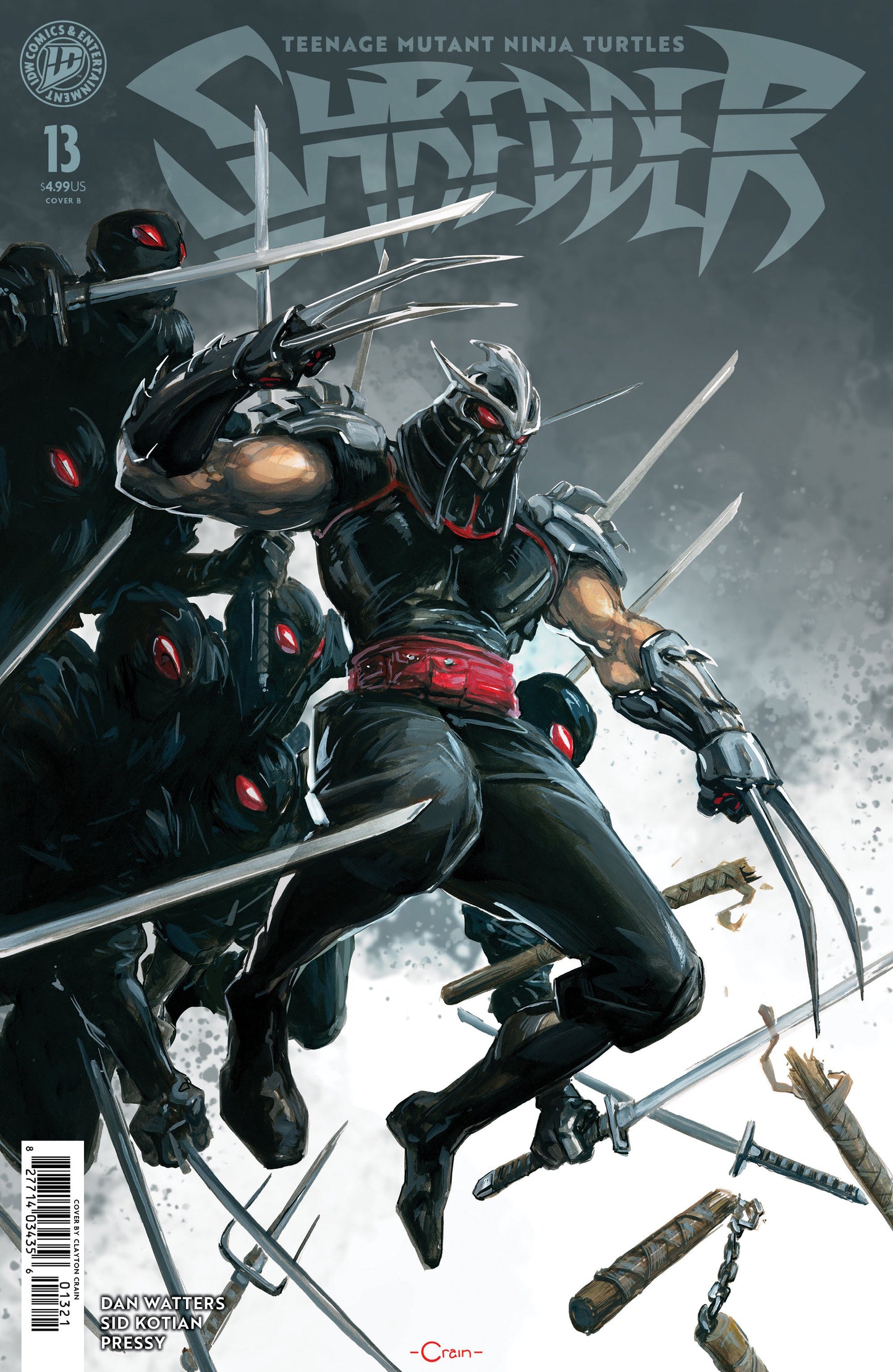 Teenage Mutant Ninja Turtles: Shredder #13 (Variant B (Crain))