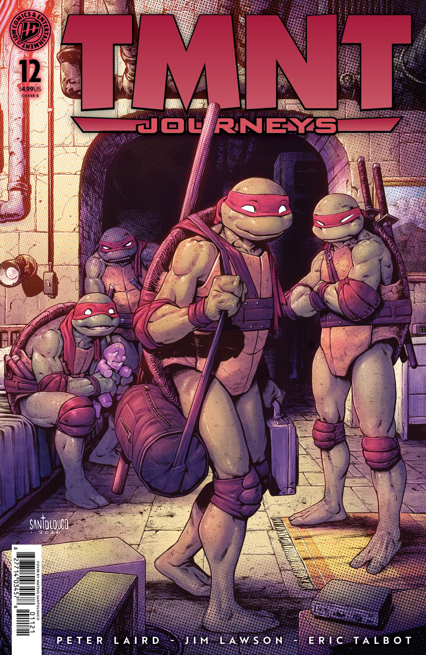 Teenage Mutant Ninja Turtles: Journeys #12 (TMNT: Journeys #12 Variant B (Santolouco))