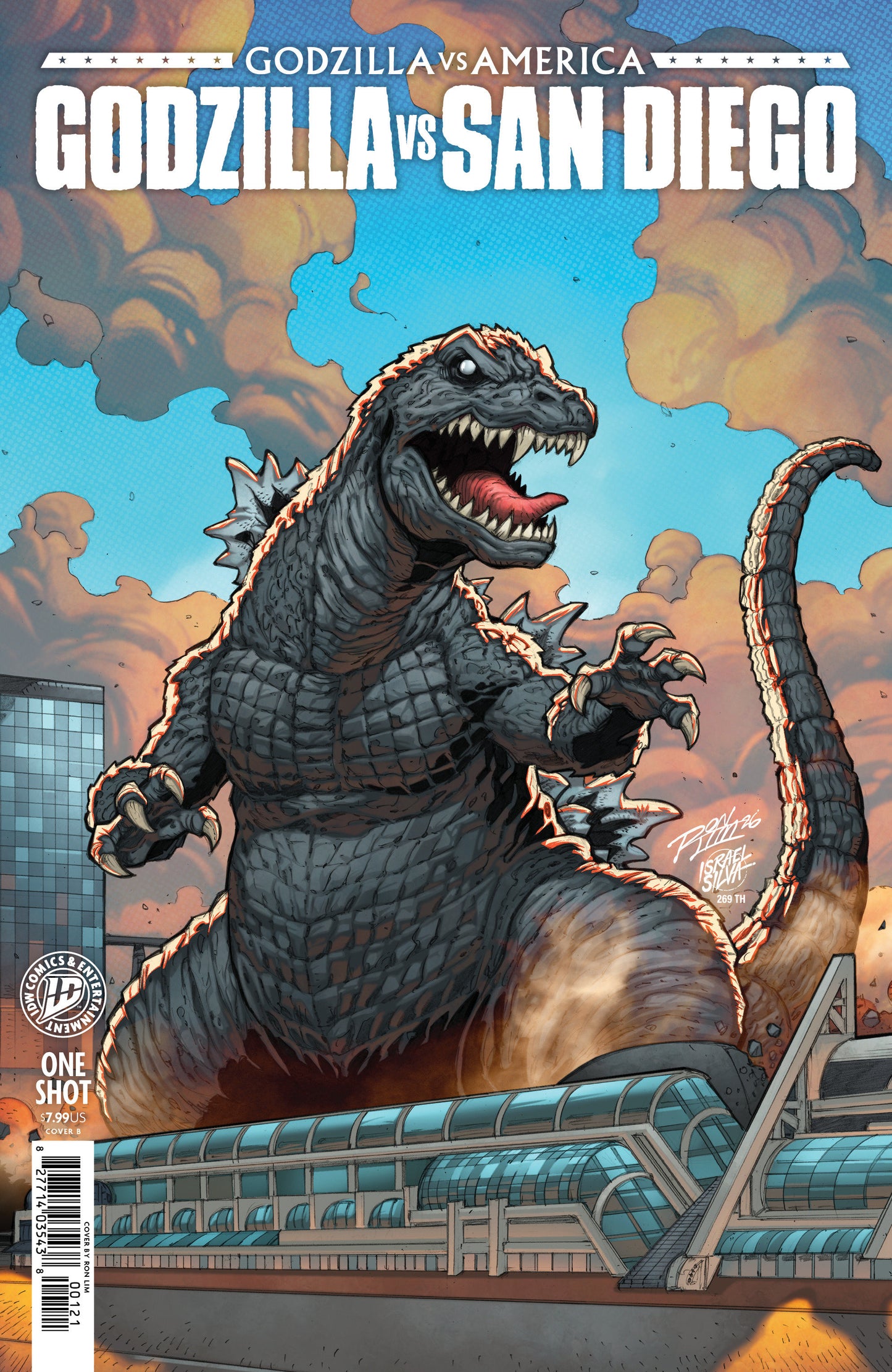 Godzilla Vs. America Part II #3 (Godzilla Vs. America: San Diego Variant B (Lim))