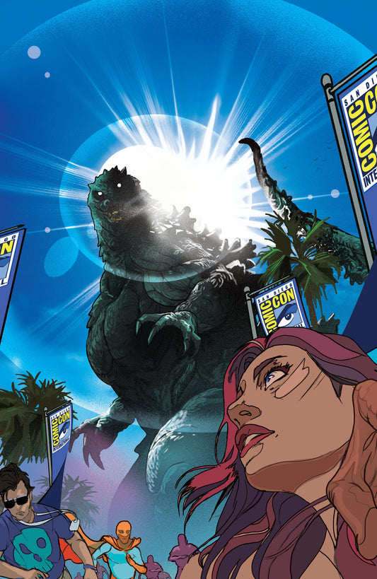Godzilla Vs. America Part II #3 (Godzilla Vs. America: San Diego Variant RI (25) (Ward Full Art))