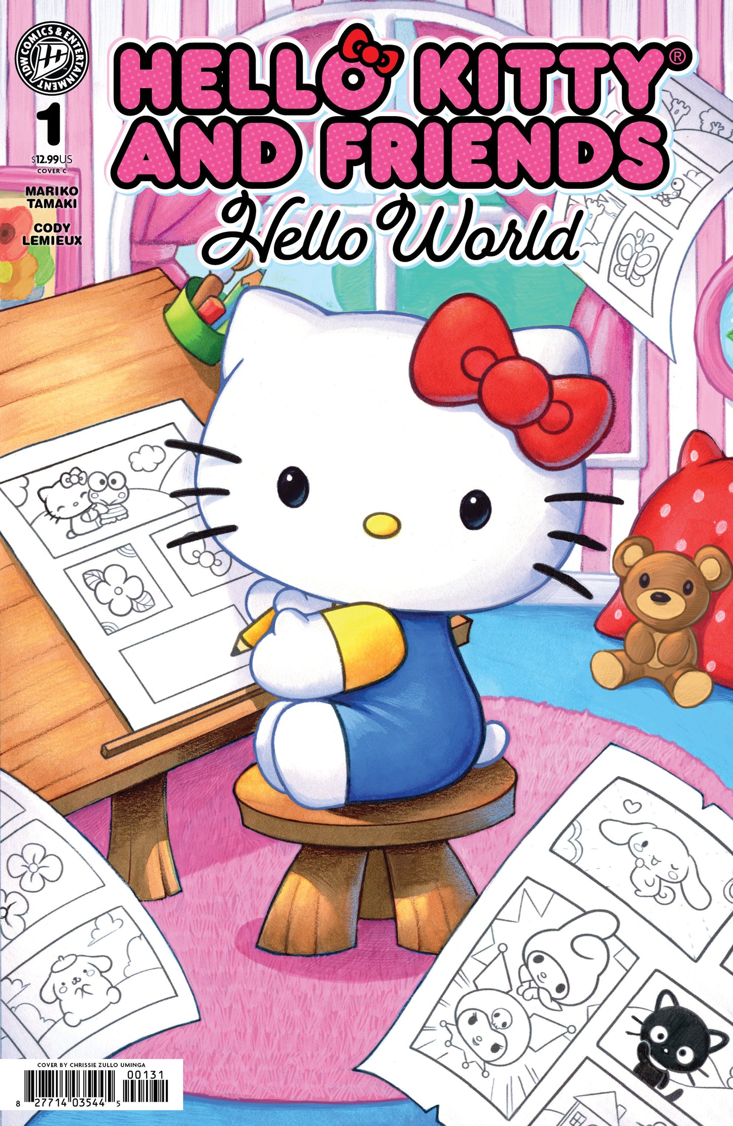 Hello Kitty: Hello World! #1 (Hello Kitty and Friends: Hello World! #1 Variant C Foil (Zullo Uminga))