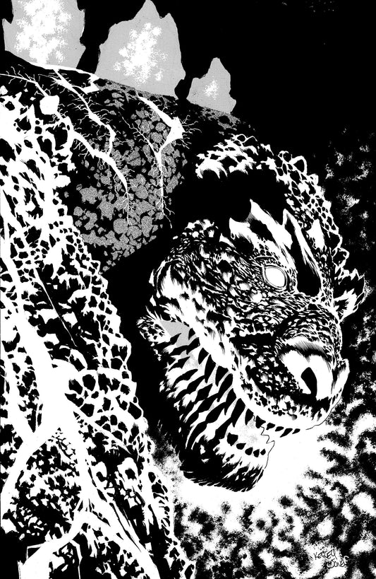 The Horror of Godzilla [Kai-Sei Era] #1 (Variant RI (50) (Jones B&W Full Art))