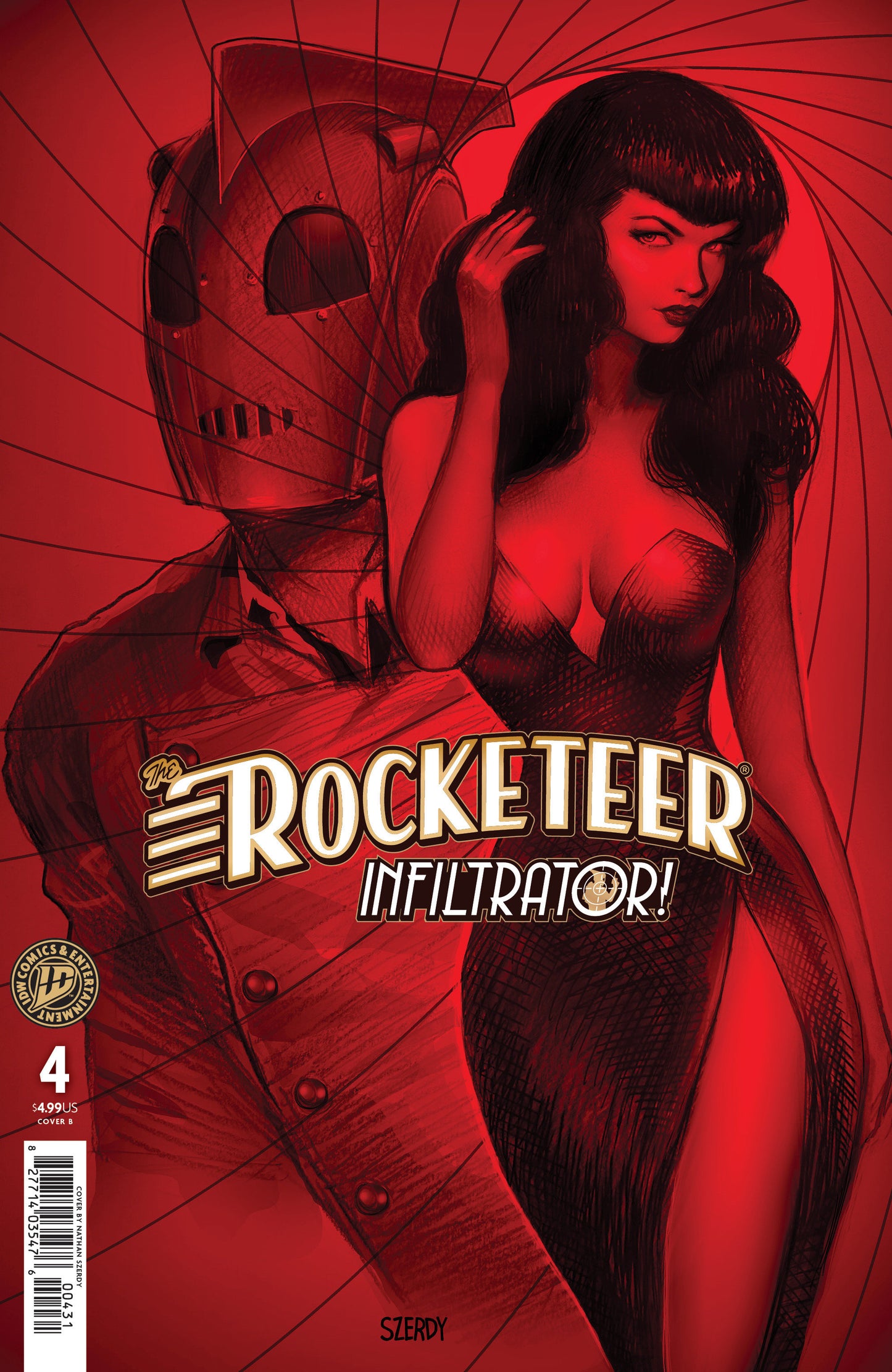 The Rocketeer: Infiltrator! #4 (Variant B (Szerdy))