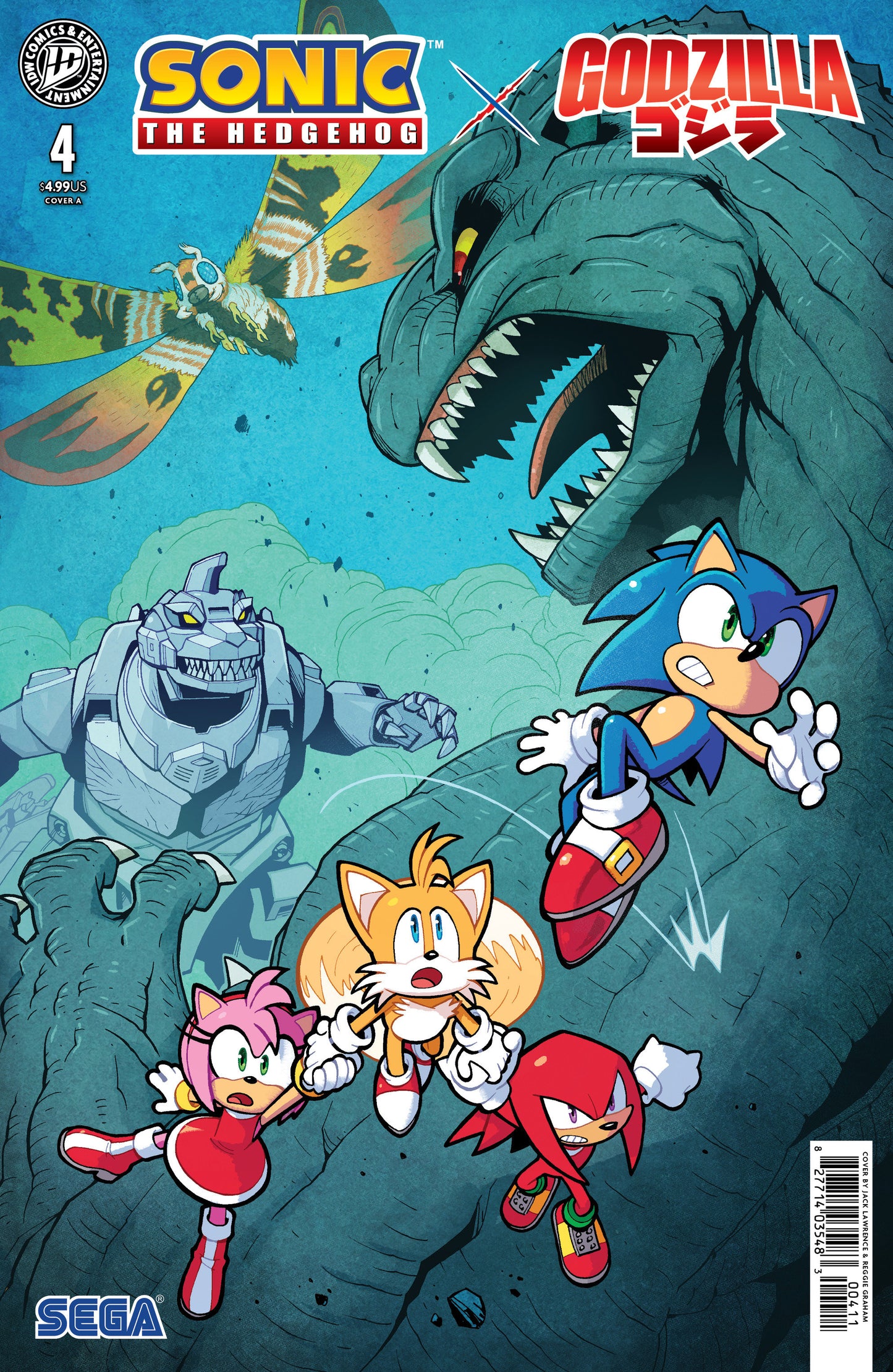 Sonic the Hedgehog x Godzilla #4