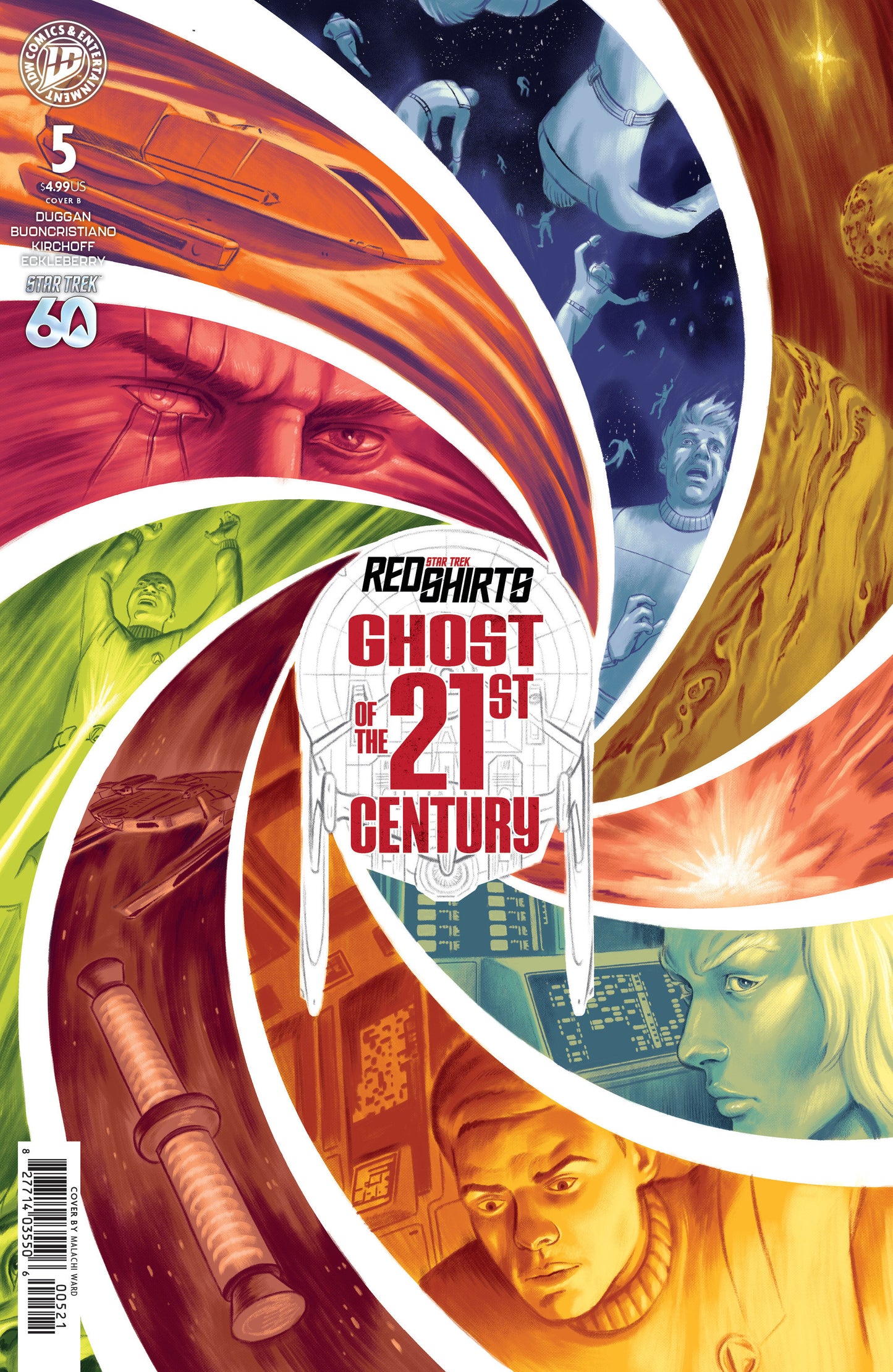Star Trek: Red Shirts II #5 (Star Trek: Red Shirts--Ghost of the 21st Century #5 Variant B (Ward))