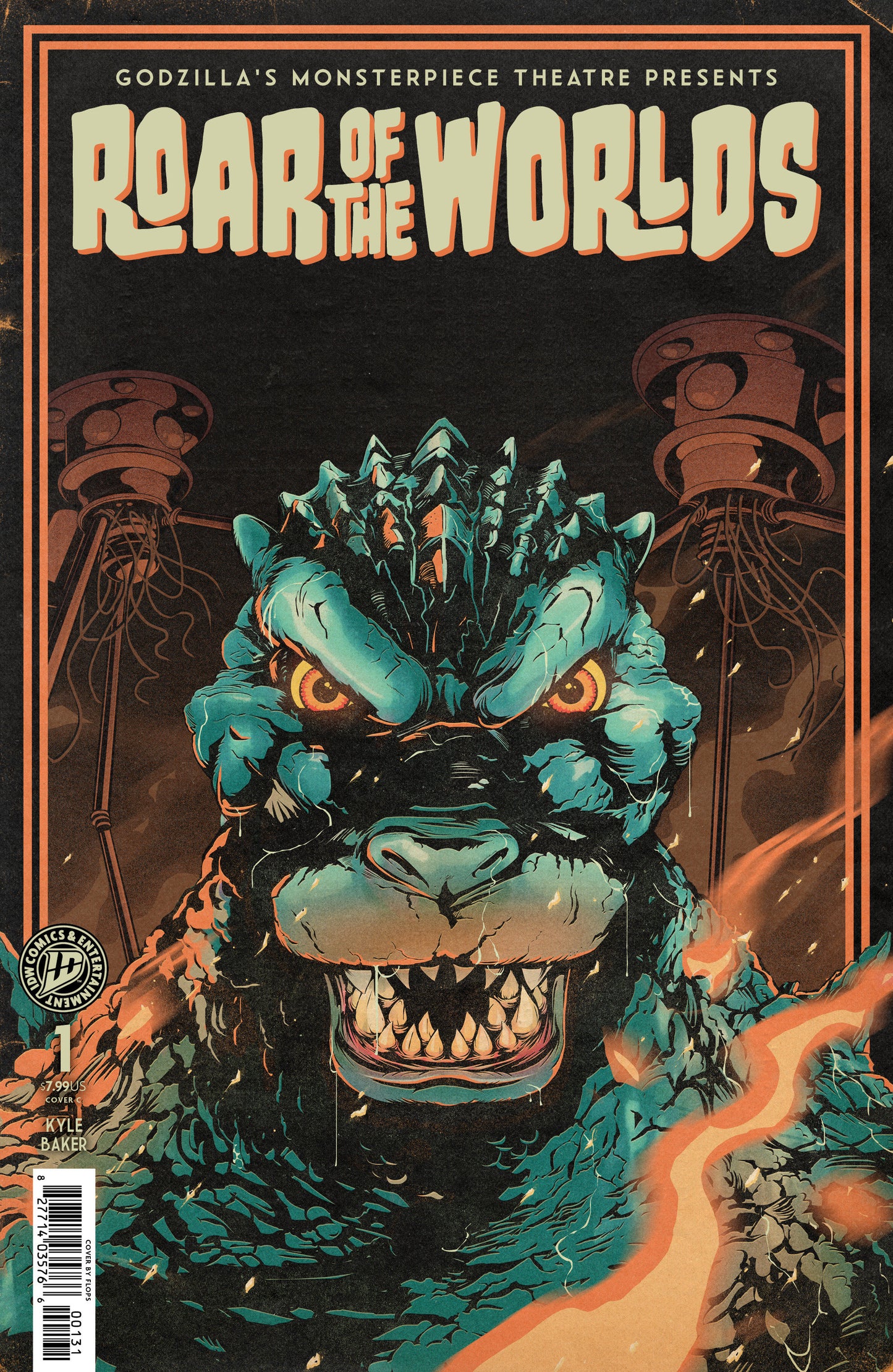 Godzilla: Monsterpiece Theatre #3 (Godzilla's Monsterpiece Theatre Presents: Roar of the Worlds Variant C (Flops!))