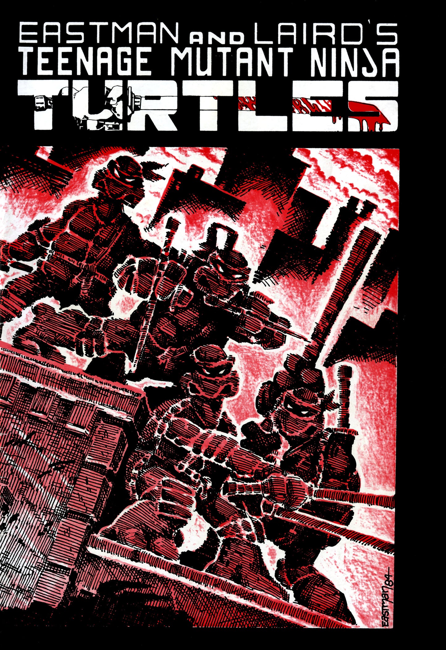 Teenage Mutant Ninja Turtles: Mirage Facsimile #1 Variant B Foil (Eastman & Laird) (Teenage Mutant Ninja Turtles: Mirage Facsimile #1 Variant B Foil (Eastman & Laird))