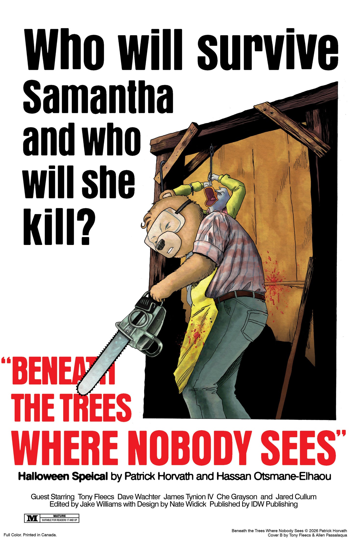 Beneath the Trees Where Nobody Sees Halloween Special Variant B (Fleecs Movie Homage Cover) (Beneath the Trees Where Nobody Sees Halloween Special Variant B (Fleecs Movie Homage Cover))