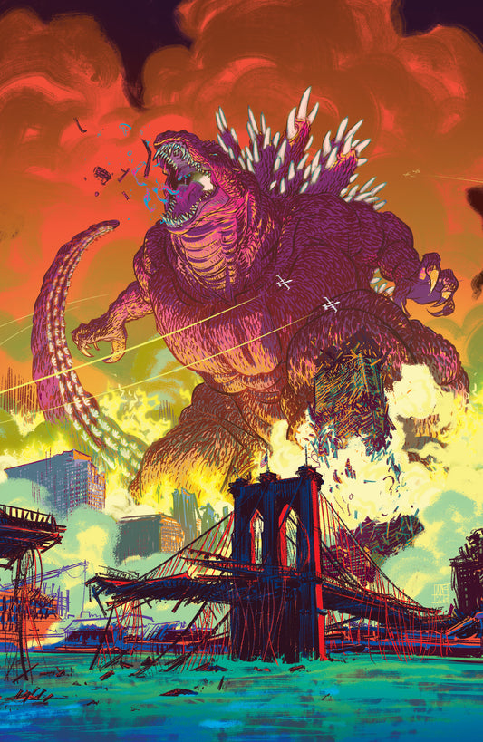 Godzilla Vs. America Part II #4 (Godzilla Vs. America: New York City Variant RI (25) (Fox Full Art))