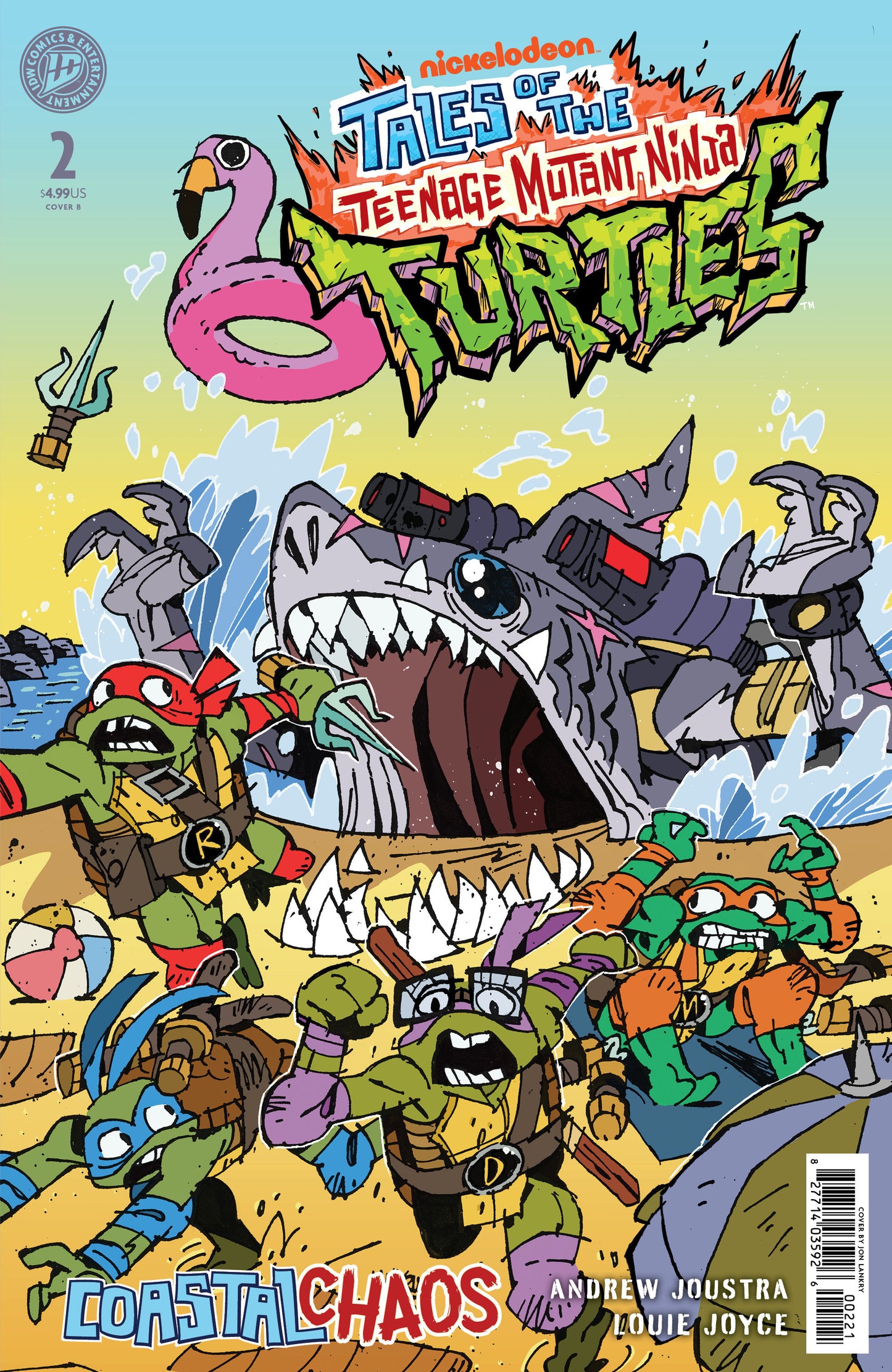 Tales of the Teenage Mutant Ninja Turtles II #2 (Tales of the Teenage Mutant Ninja Turtles: Coastal Chaos #2 Variant B (Lankry))