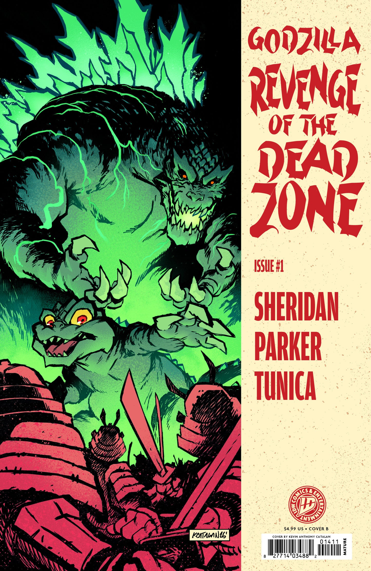 Godzilla: Revenge of the Deadzone [Kai-Sei Era] #1 (Variant B (Catalan Homage Cover))