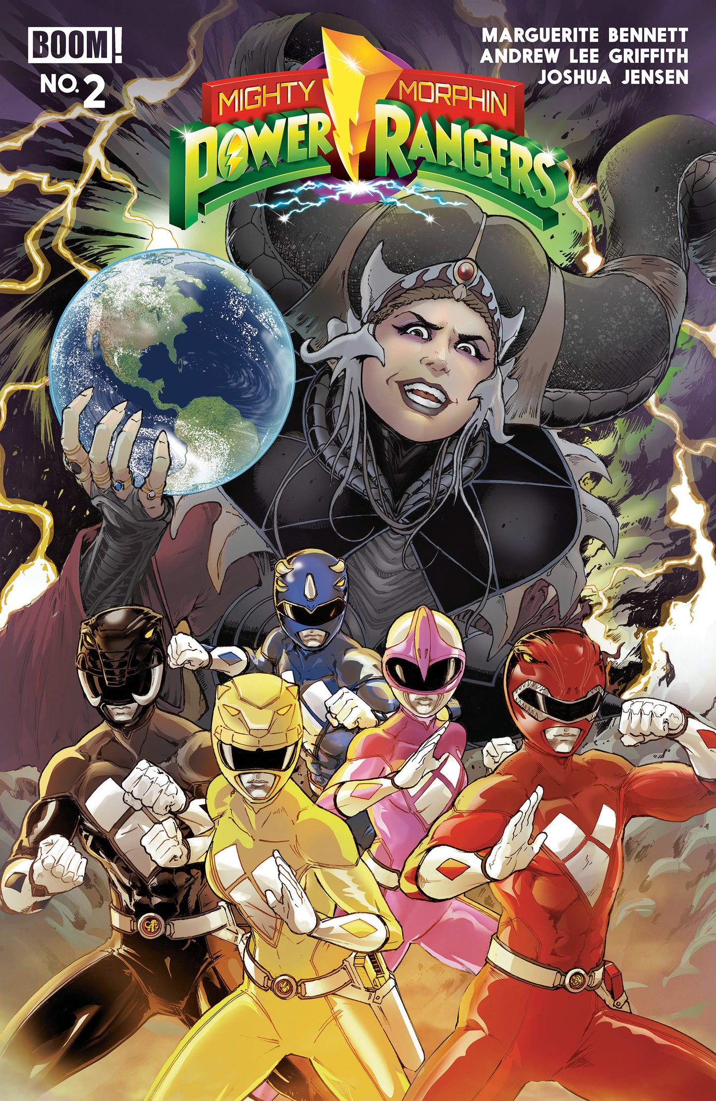 MIGHTY MORPHIN POWER RANGERS 2026 #2 (Mighty Morphin Power Rangers (2026) #2 B Variant (Dressed, Griffith))