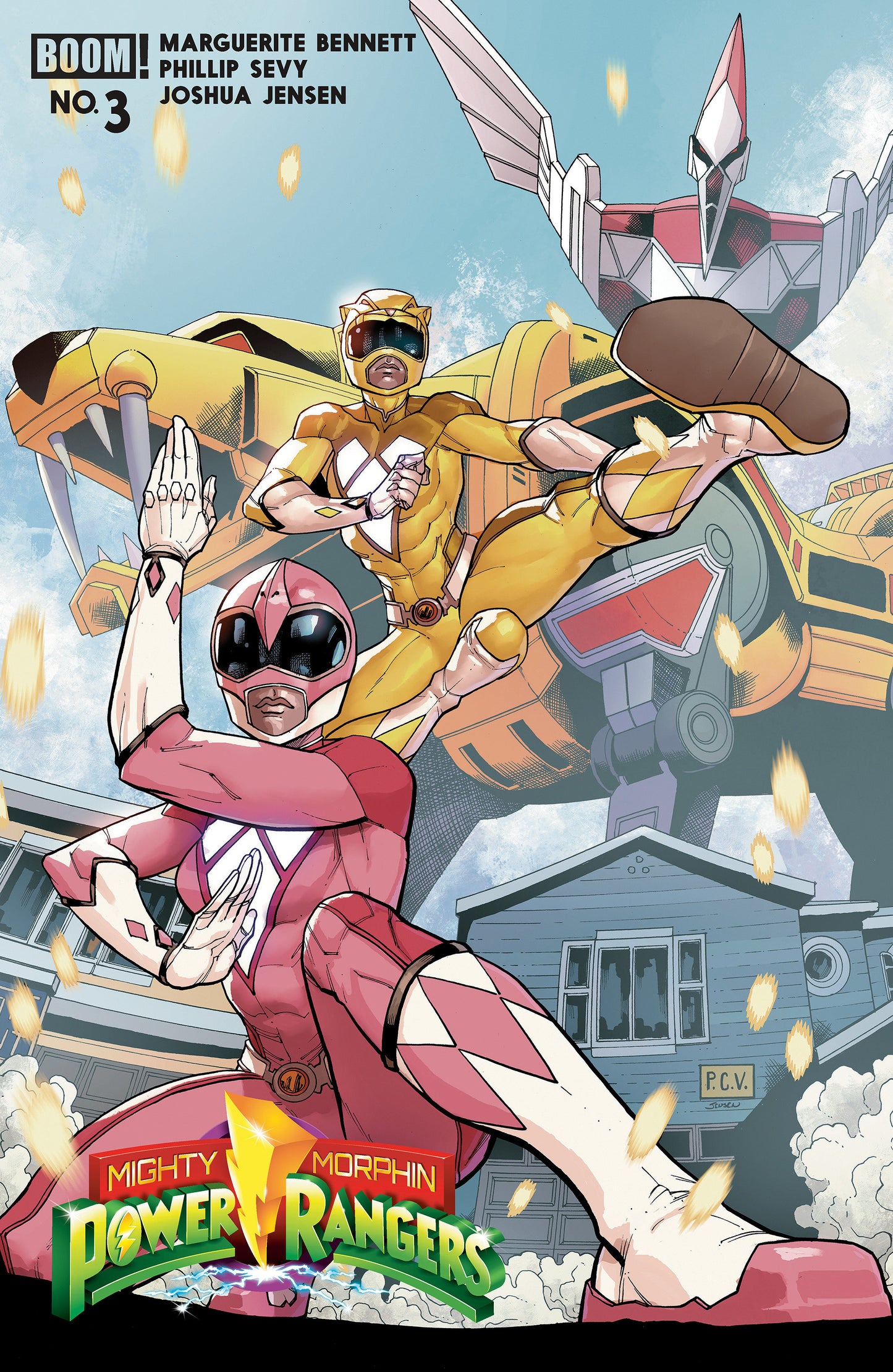 MIGHTY MORPHIN POWER RANGERS 2026 #3 (Mighty Morphin Power Rangers (2026) #3 B Variant (Dressed, Sevy))