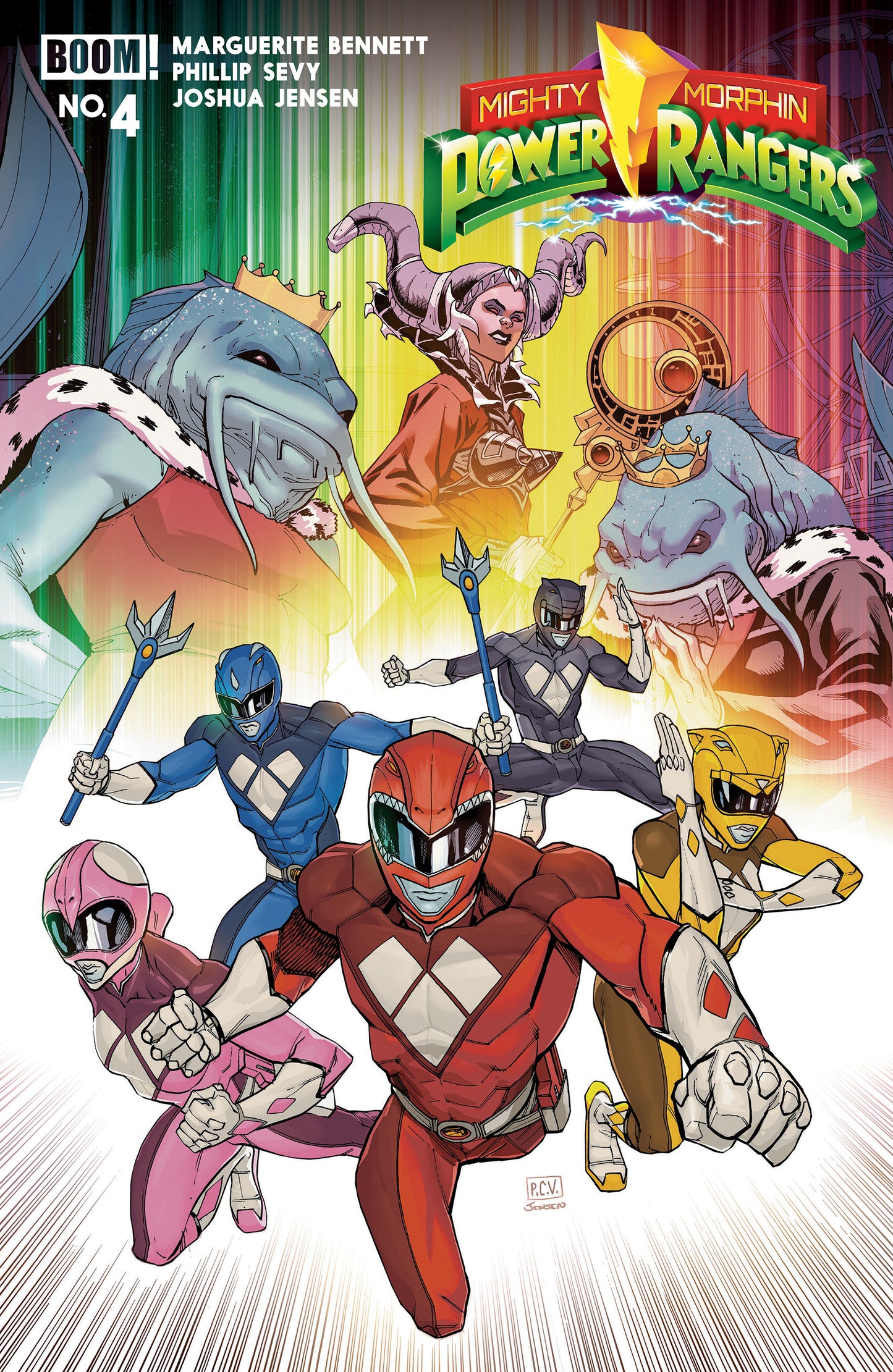 MIGHTY MORPHIN POWER RANGERS 2026 #4 (Mighty Morphin Power Rangers (2026) #4 B Variant (Dressed, Sevy))