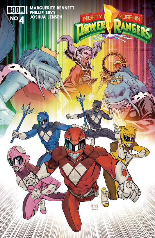 MIGHTY MORPHIN POWER RANGERS 2026 #4 (Mighty Morphin Power Rangers (2026) #4 B Variant (Dressed, Sevy))