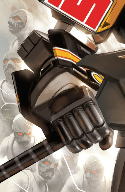 MIGHTY MORPHIN POWER RANGERS 2026 #4 (Mighty Morphin Power Rangers (2026) #4 C Megazord Card Stock Connecting Variant (Full Art, Mercado))